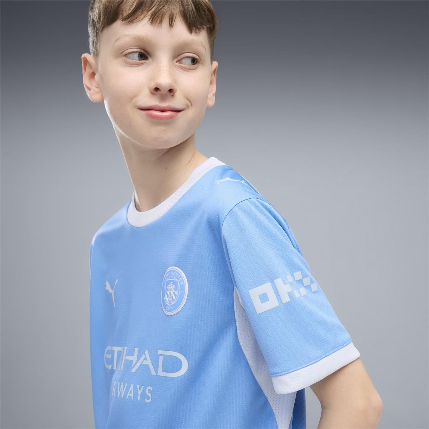 Puma City Home Shirt 2026 27 Juniors
