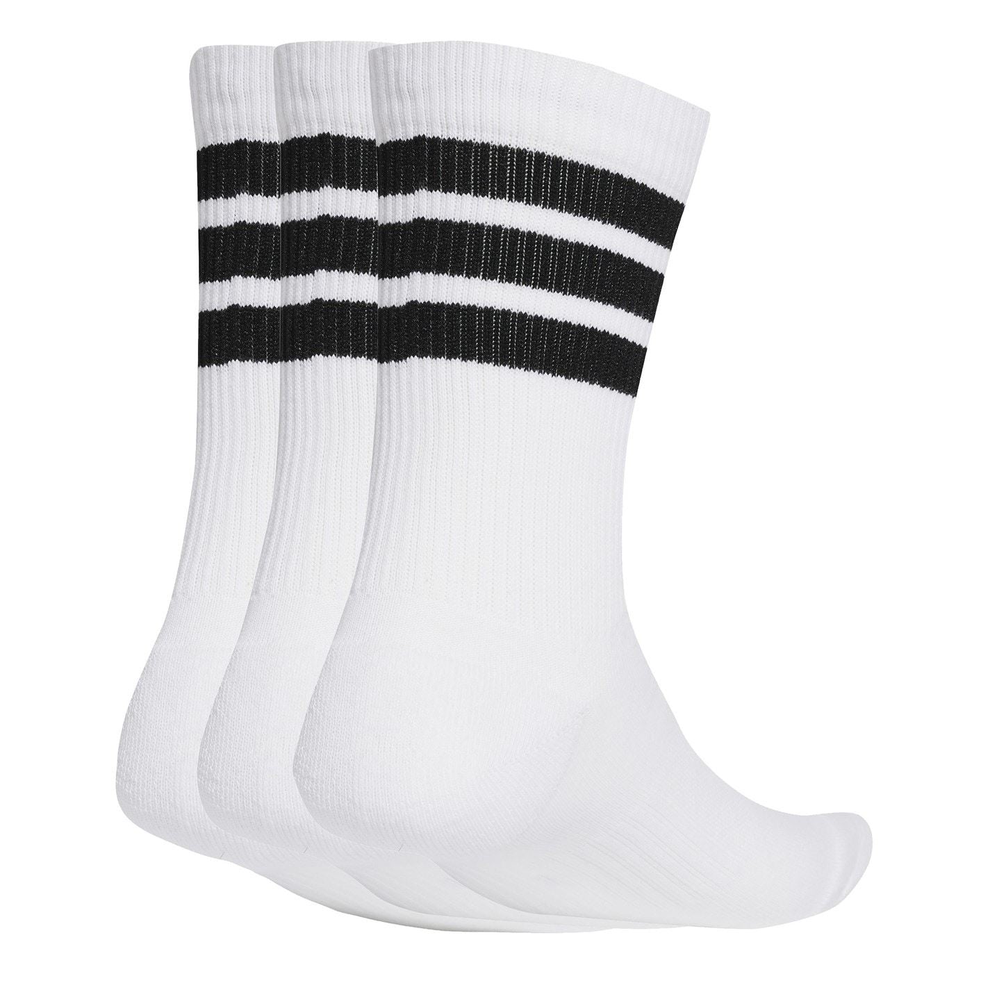 adidas 3 Pack Crew Socks Adults