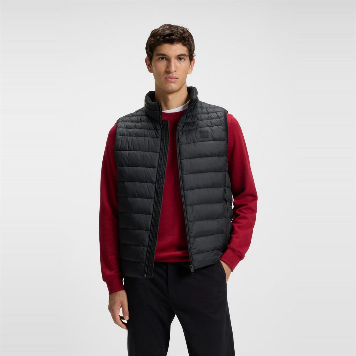 Boss Odeno Orange Slim Fit Gilet