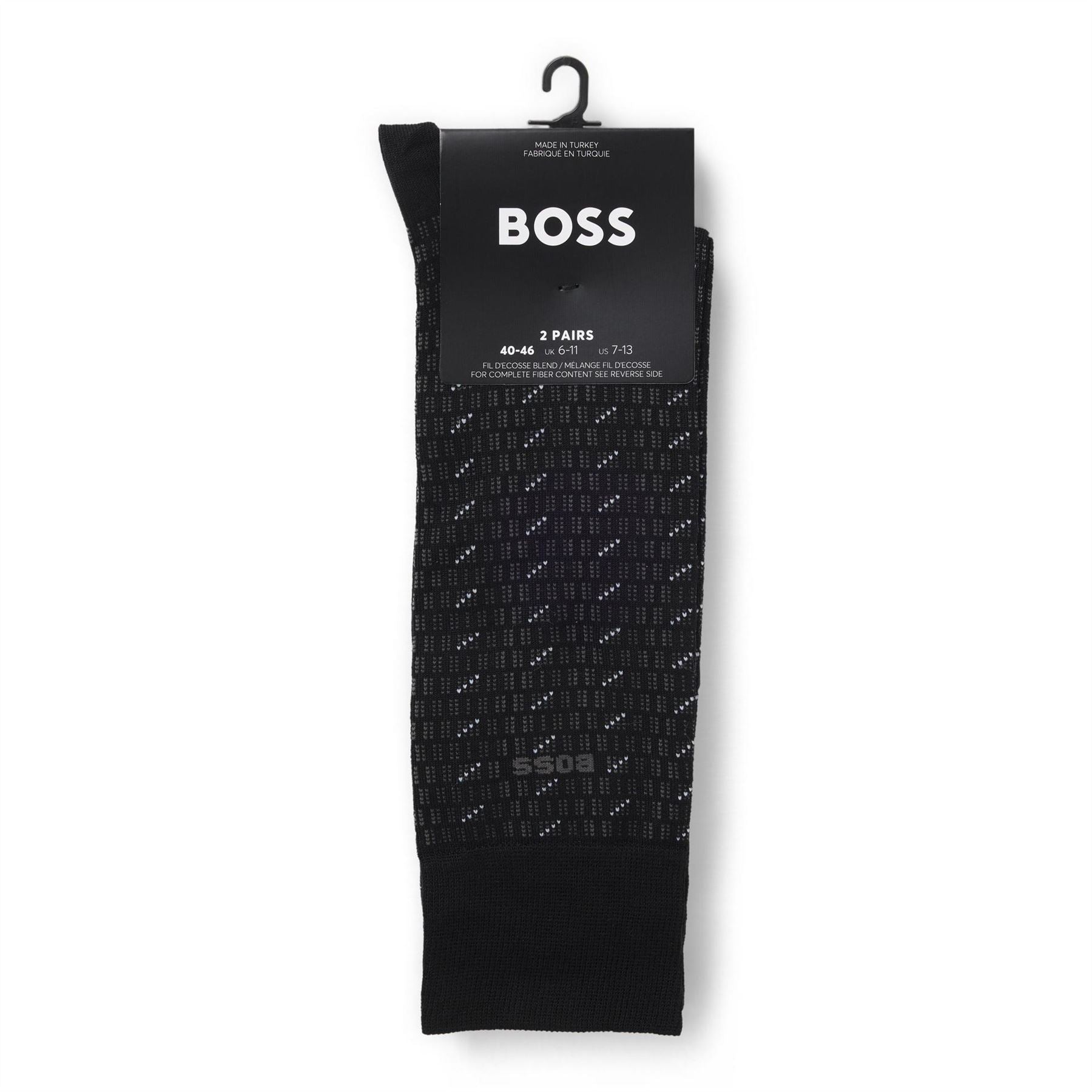 Boss BOSS ORANGE 2 Pack Socks   Mini Pins Detail