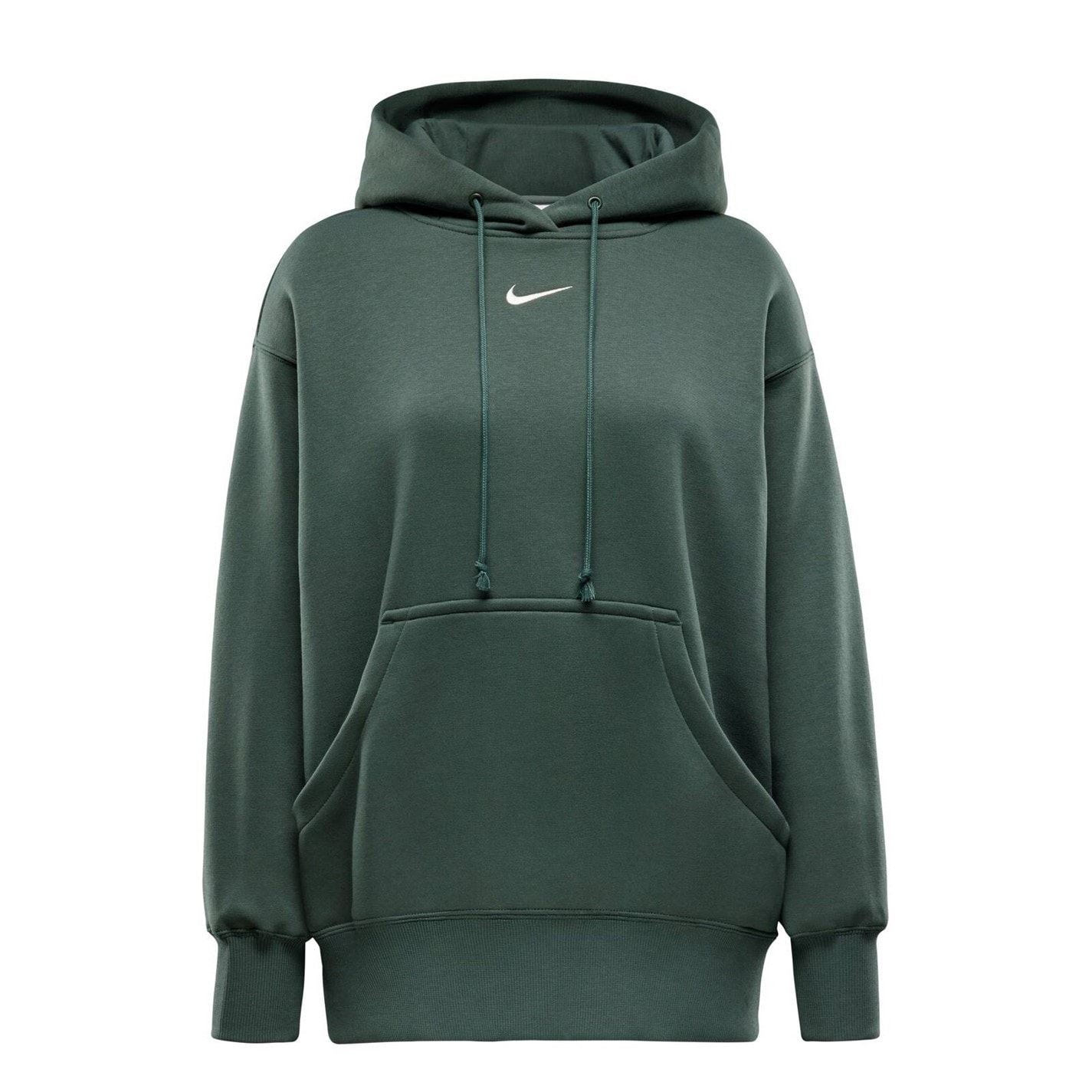 Nike Phoenix Fleece Oversize Fit Drop Shoulder Long Sleeve Hooded Neck Sweatshirt