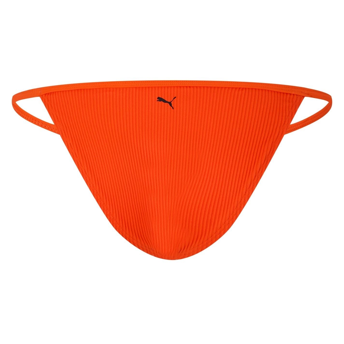 Puma Ribbed Tanga Bikini Bottoms