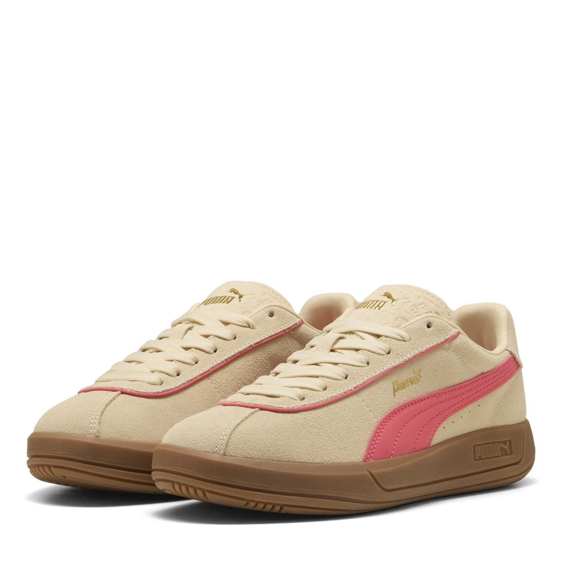 Puma Club Klassika Low Top Flat Heel Sneakers