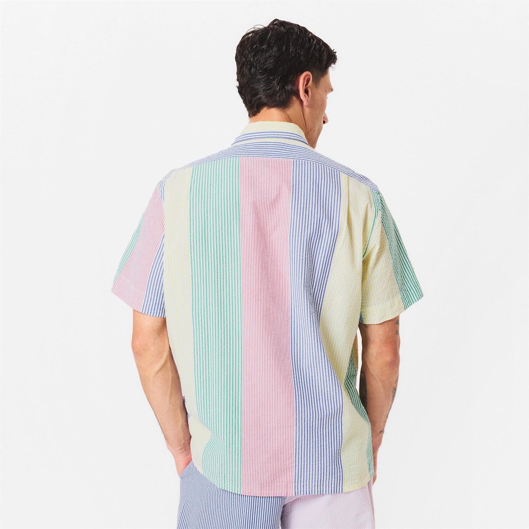 Polo Ralph Lauren Fun Seersucker Short Sleeve Patterned Shirt