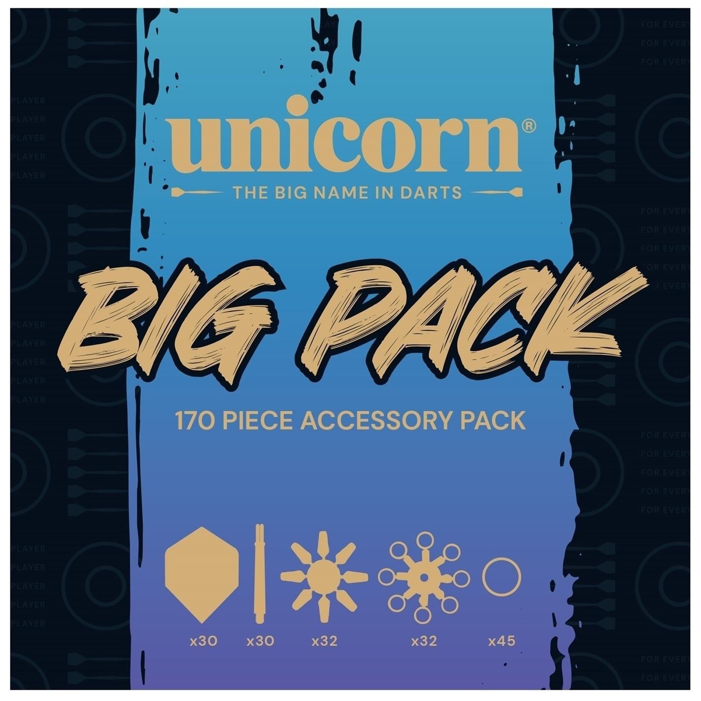 Unicorn Darts 170 Piece Darts Accessory Value Pack