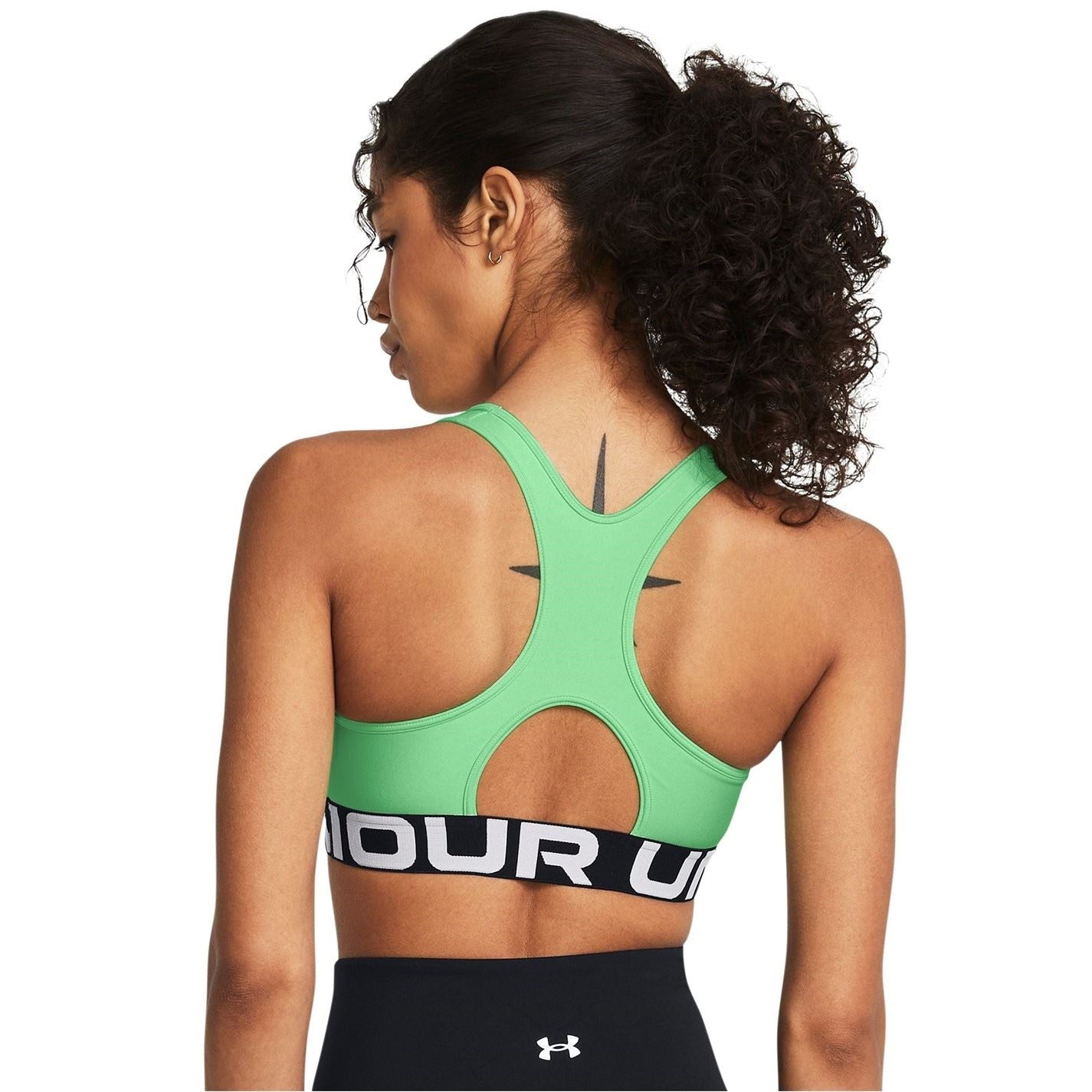 Under Armour Womens Armour Heatgear® Armour Mid Branded Sports Bra