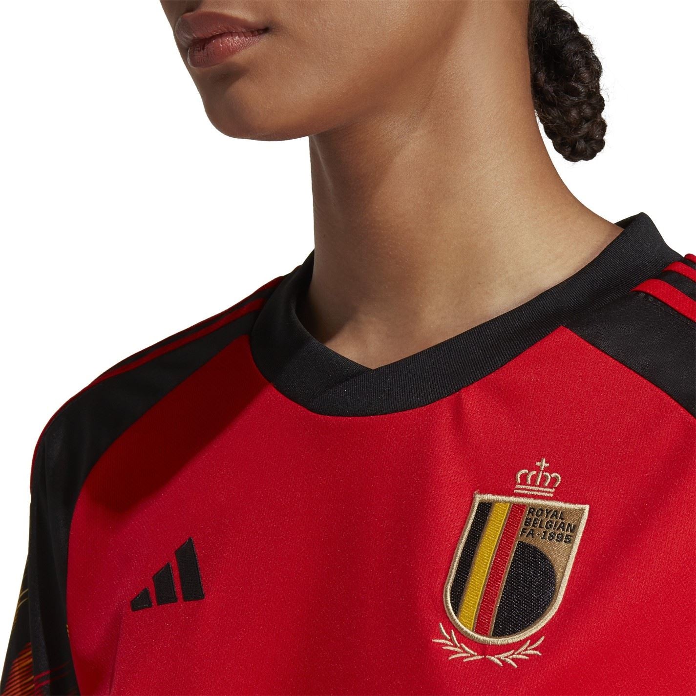 adidas Womens Belgium Home Shirt 2022