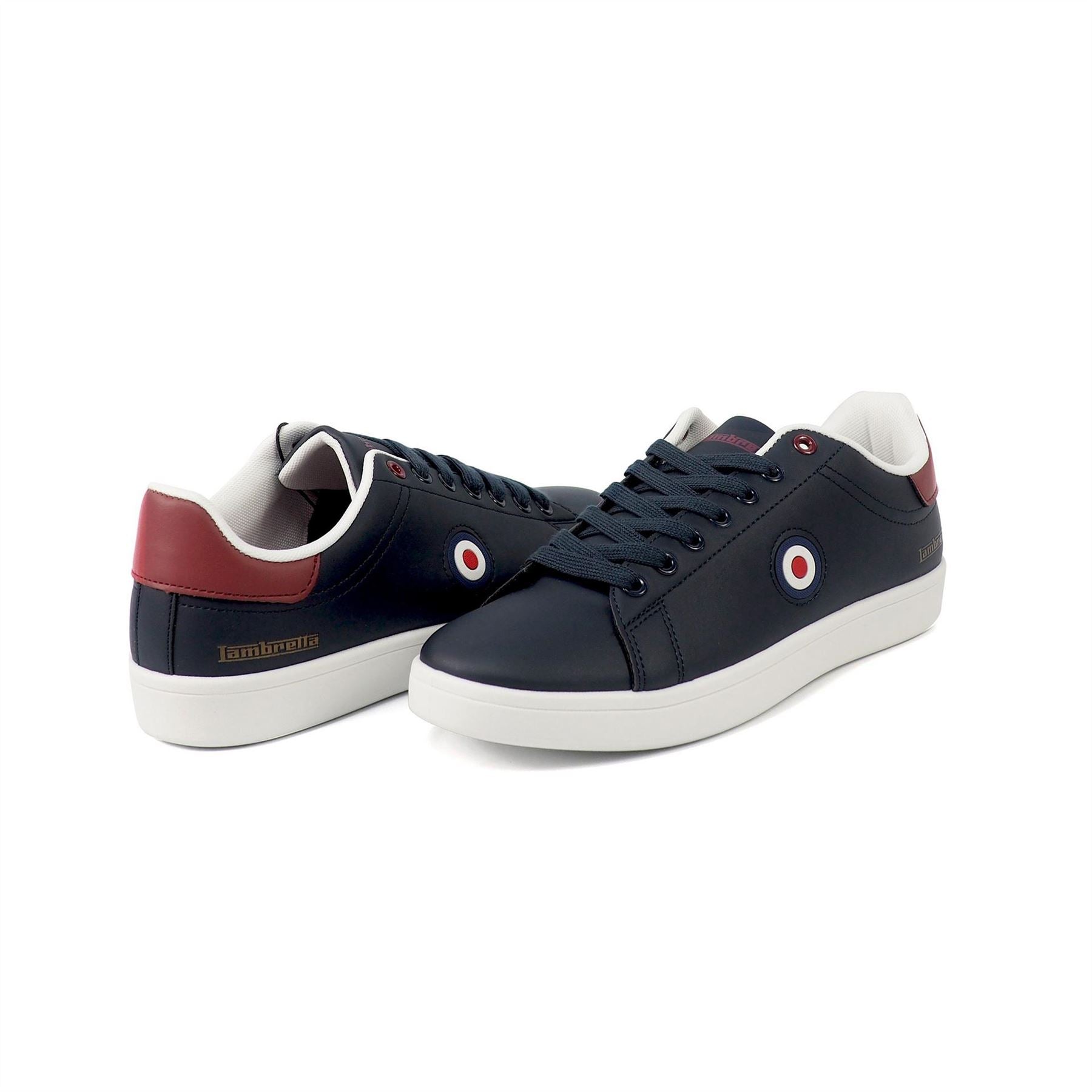 Lambretta Pinball 2 Round Toe Flat Heel Trainers