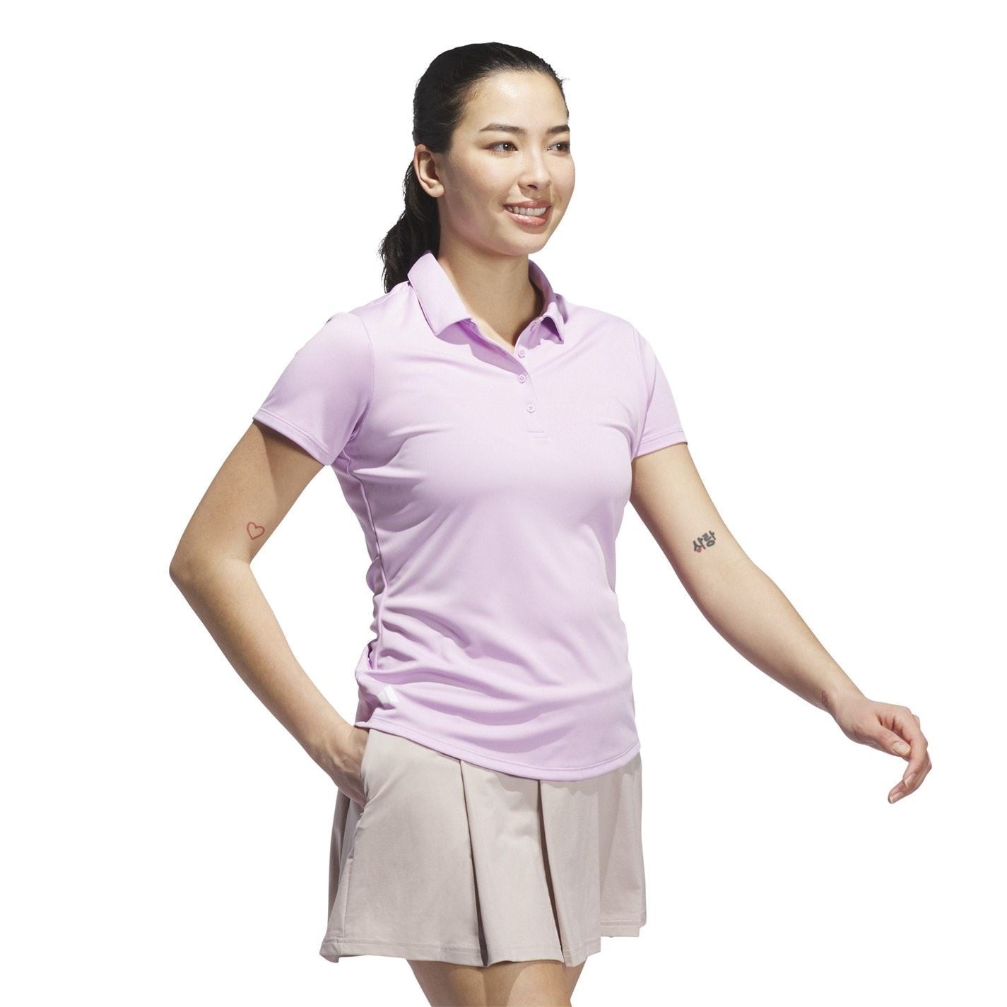 adidas Womens Short Sleeve Performance Polo Shirt