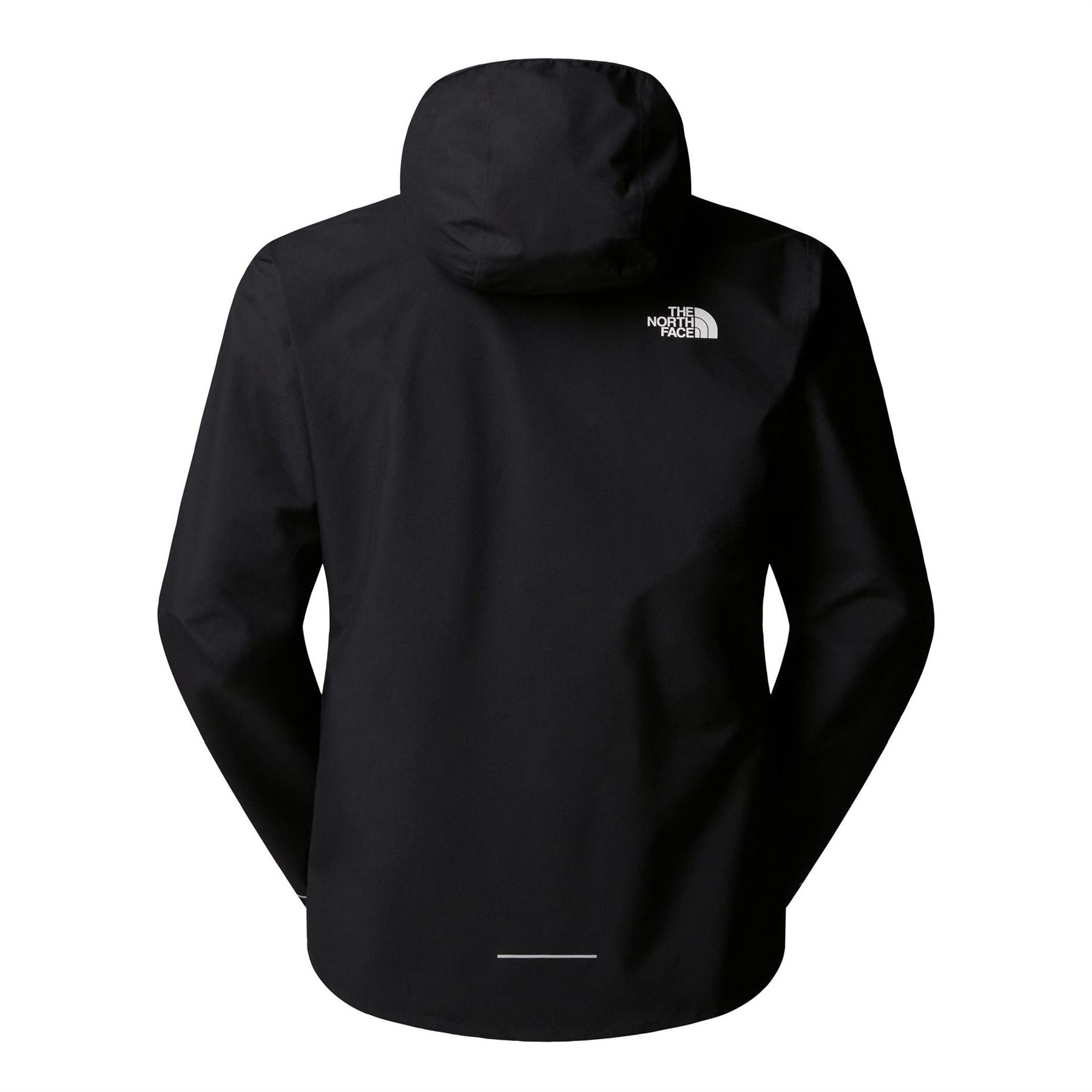 The North Face Fontanales Solid Patterned Hooded Rain Jacket with Back Neck Logo