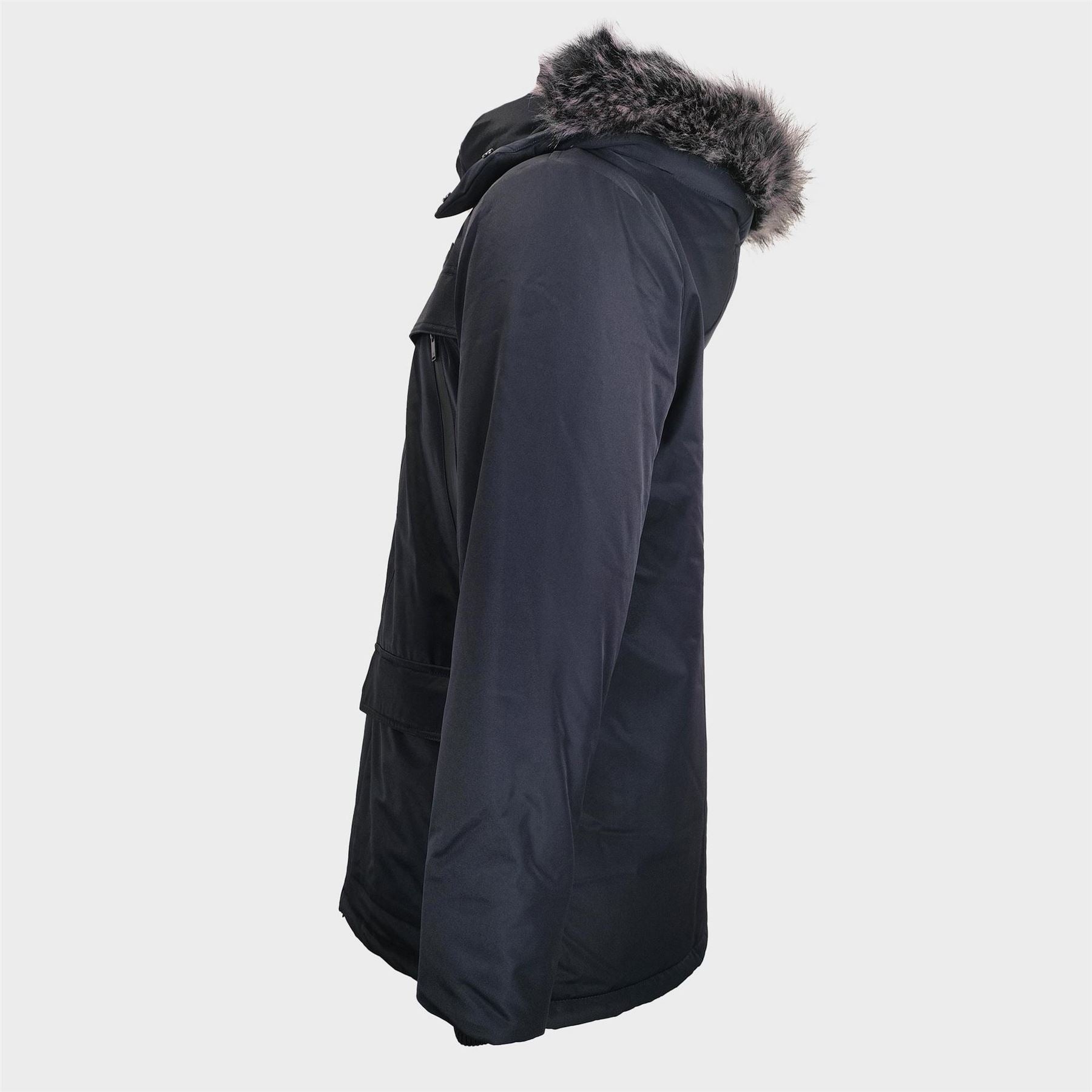 Jack Wills  Water Resistant Wind Resistant Faux Fur Hooded Parka