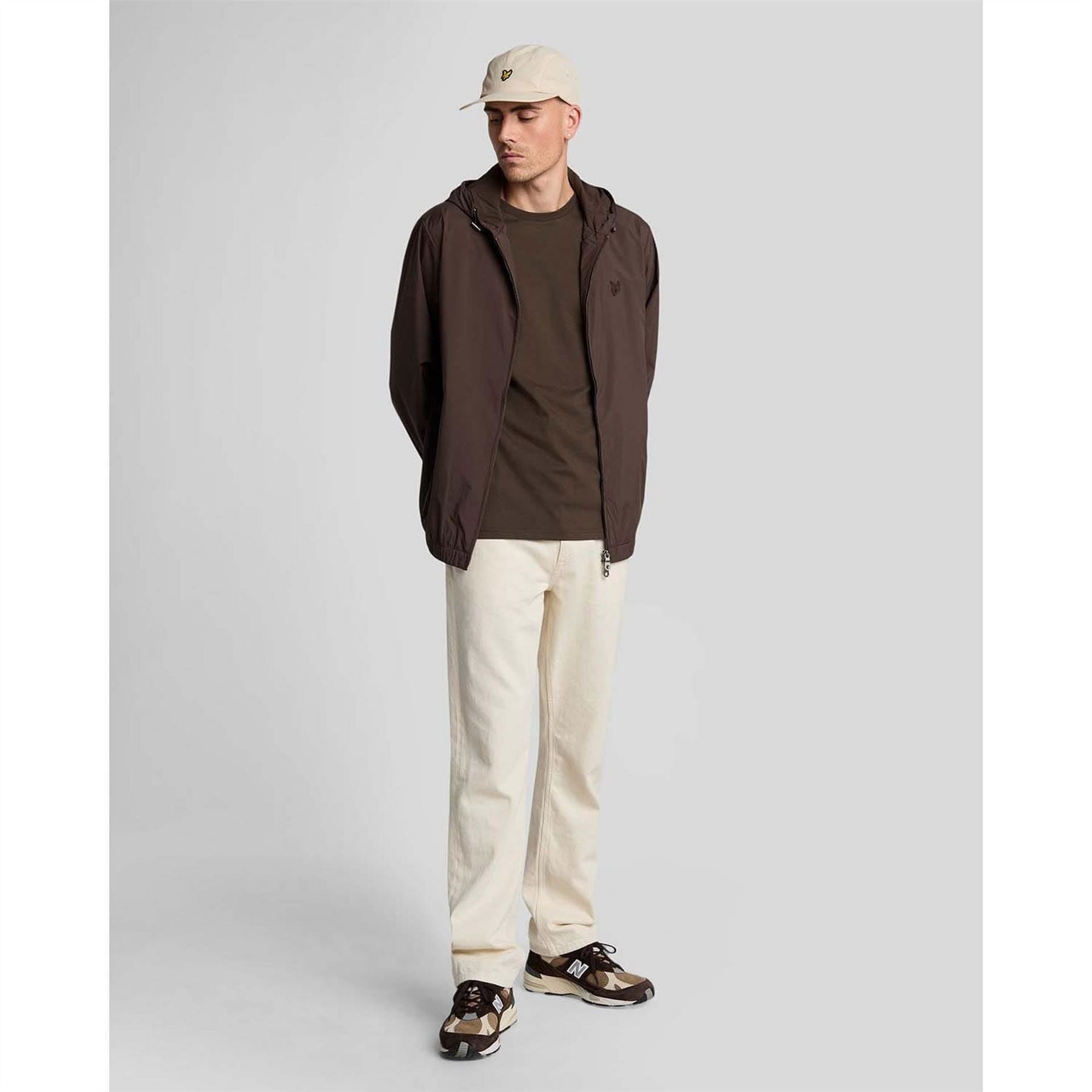 Lyle and Scott Eagle Hooded Bomber Jacket