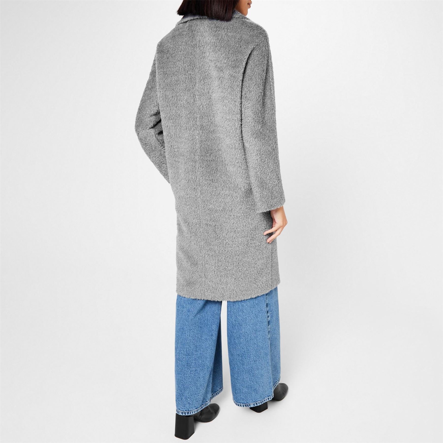 Max Mara Studio Max Mara Wool Long Sleeve Double Breasted Overcoat