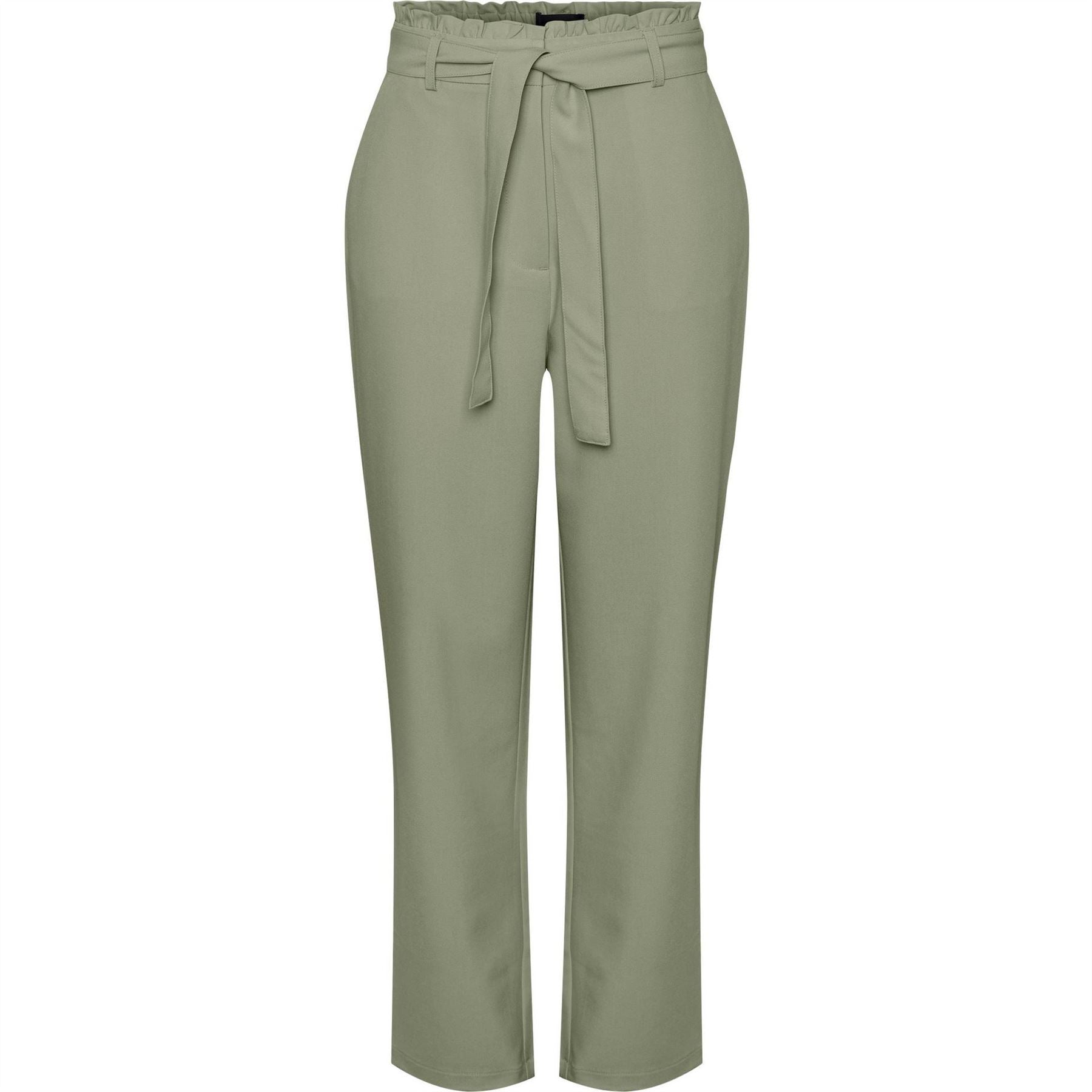 Pieces High Waisted Straight Leg Trousers