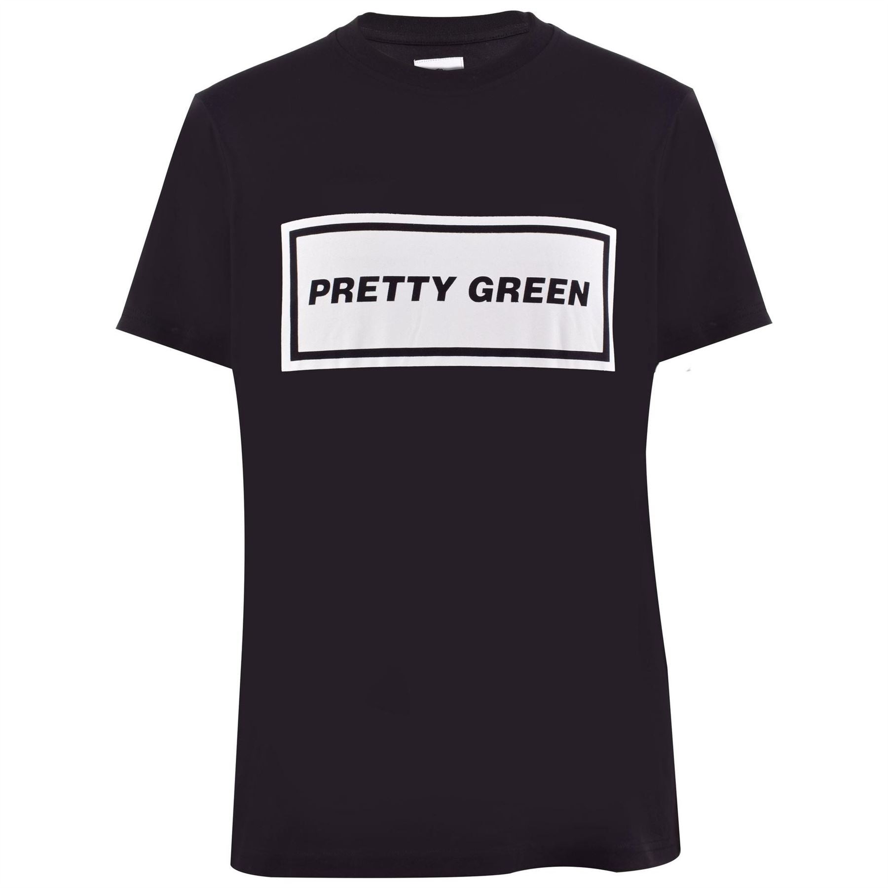 Pretty Green Icon Lettering Regular Fit T-Shirt