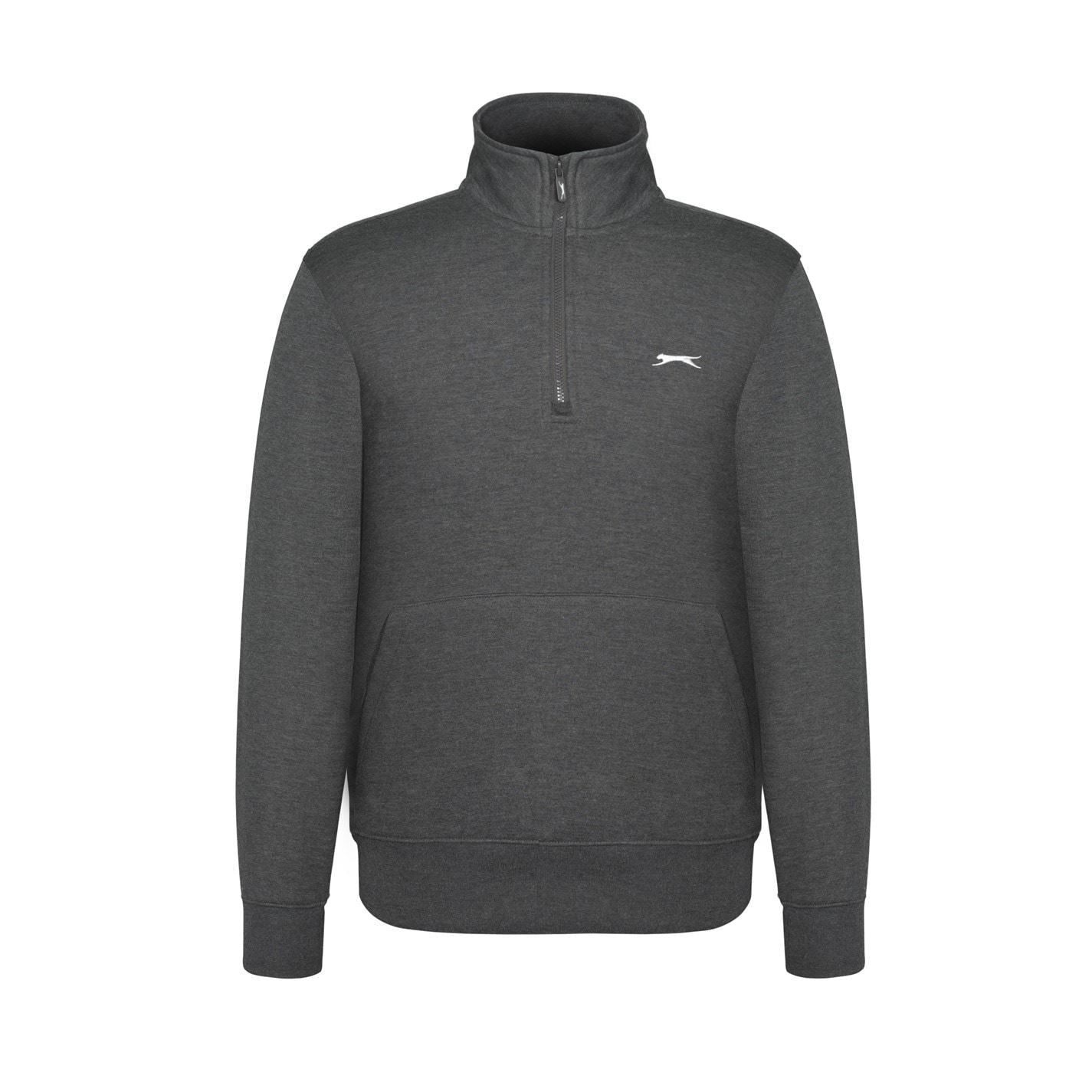 Slazenger Mens Quarter Zip Fleece Top