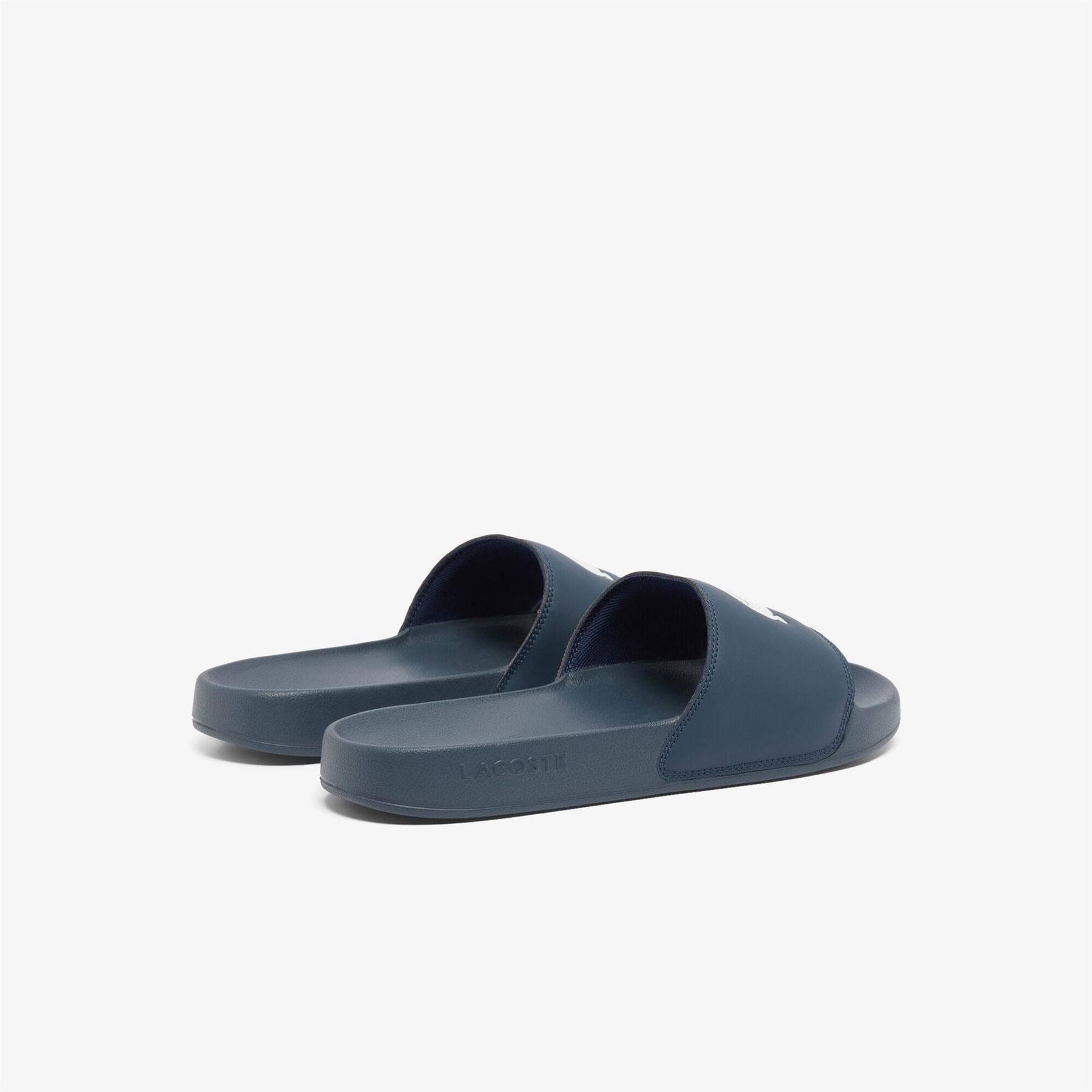 Lacoste Serve Crocodile Print Slide Mules