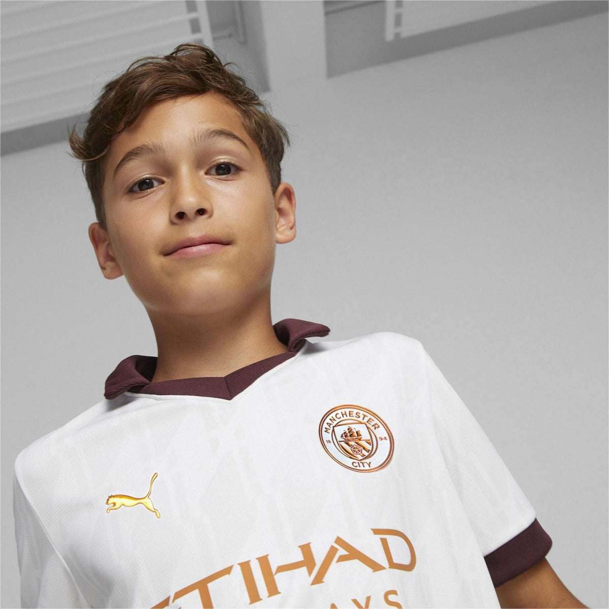 Puma City Away Shirt 2023 2024 Juniors
