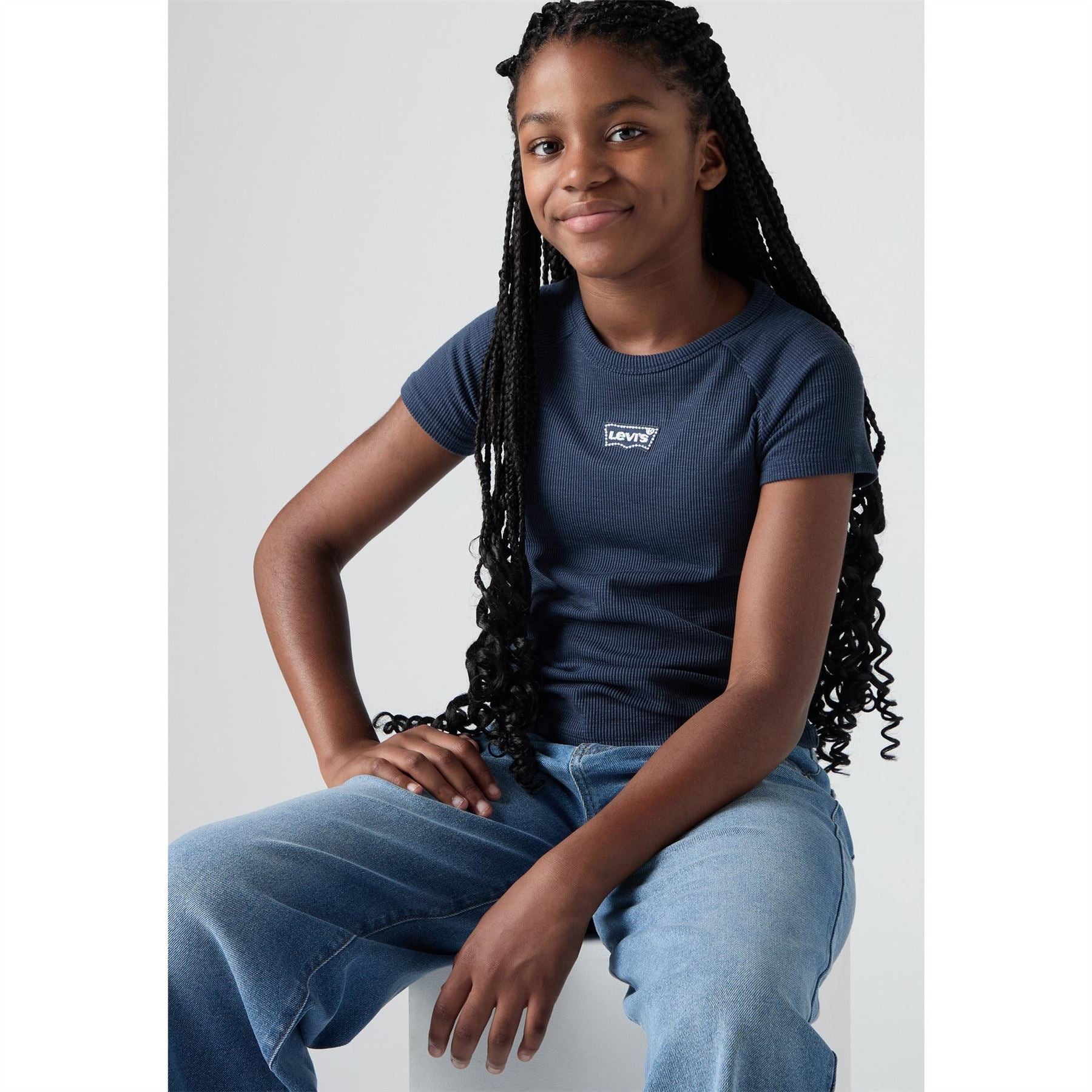 Levis Diamante Raglan Sleeve Crew Neck T-Shirt