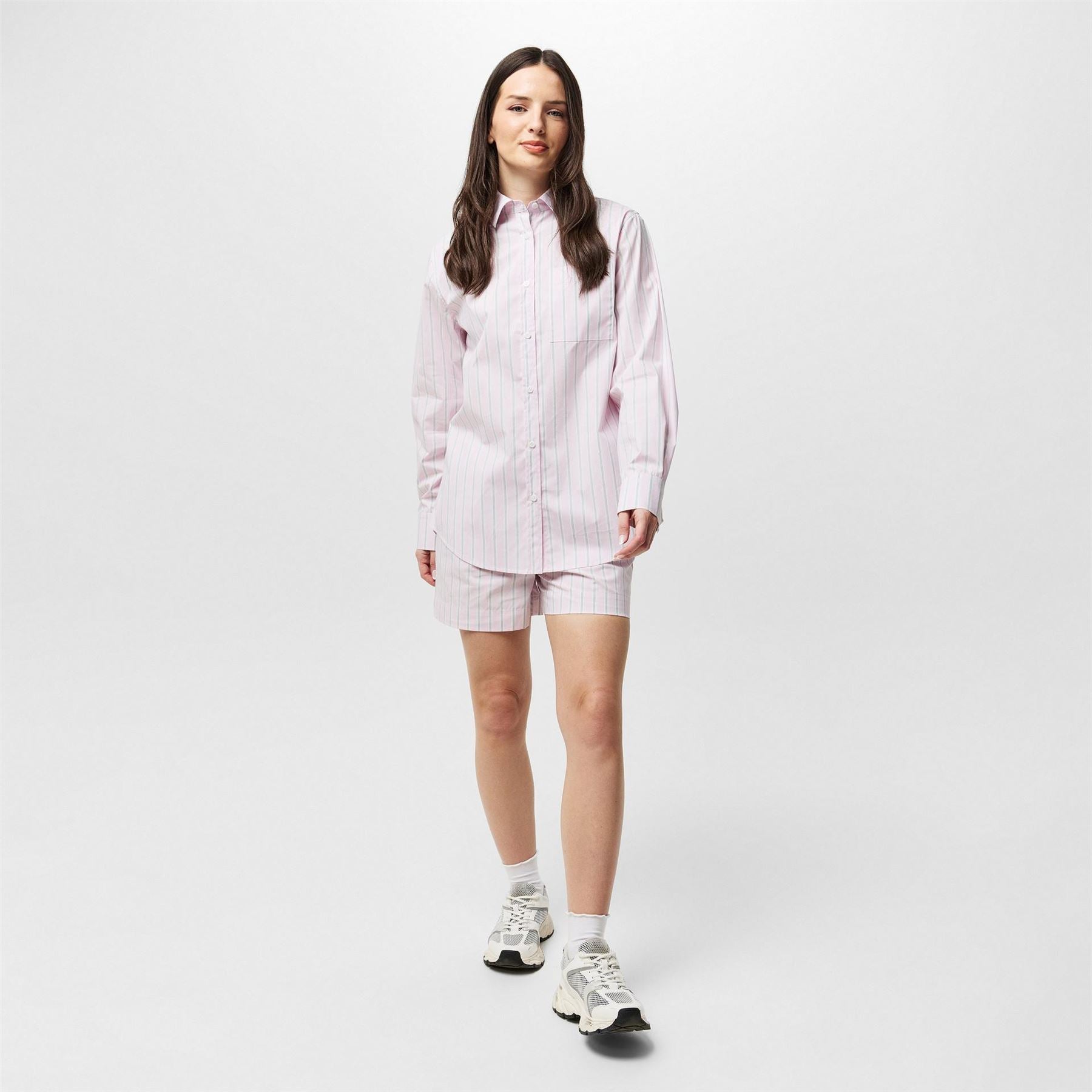 Jack Wills Poplin Vertical Stripe Chino Shorts