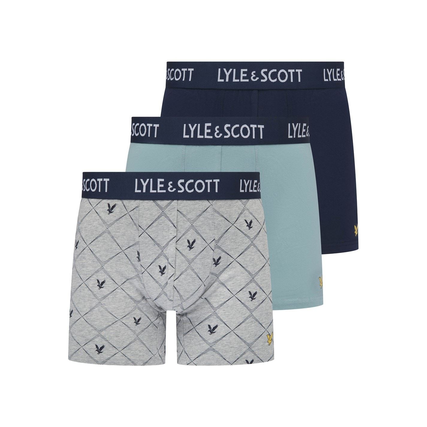 Lyle and Scott 3 Pack Trunks