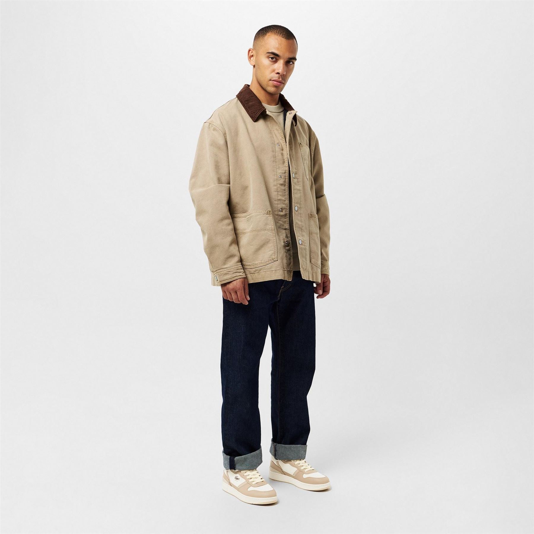 Lacoste T Clip Low Top Built-In Heel Sneakers