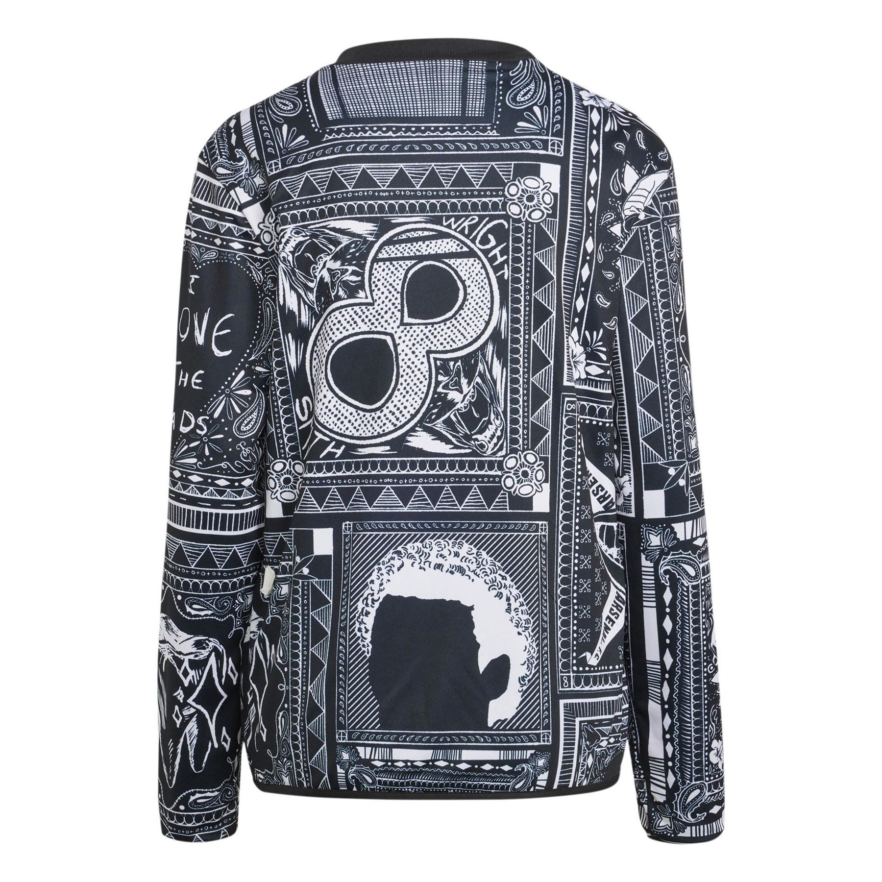 adidas Arsenal Ian Wright Pre Match Top