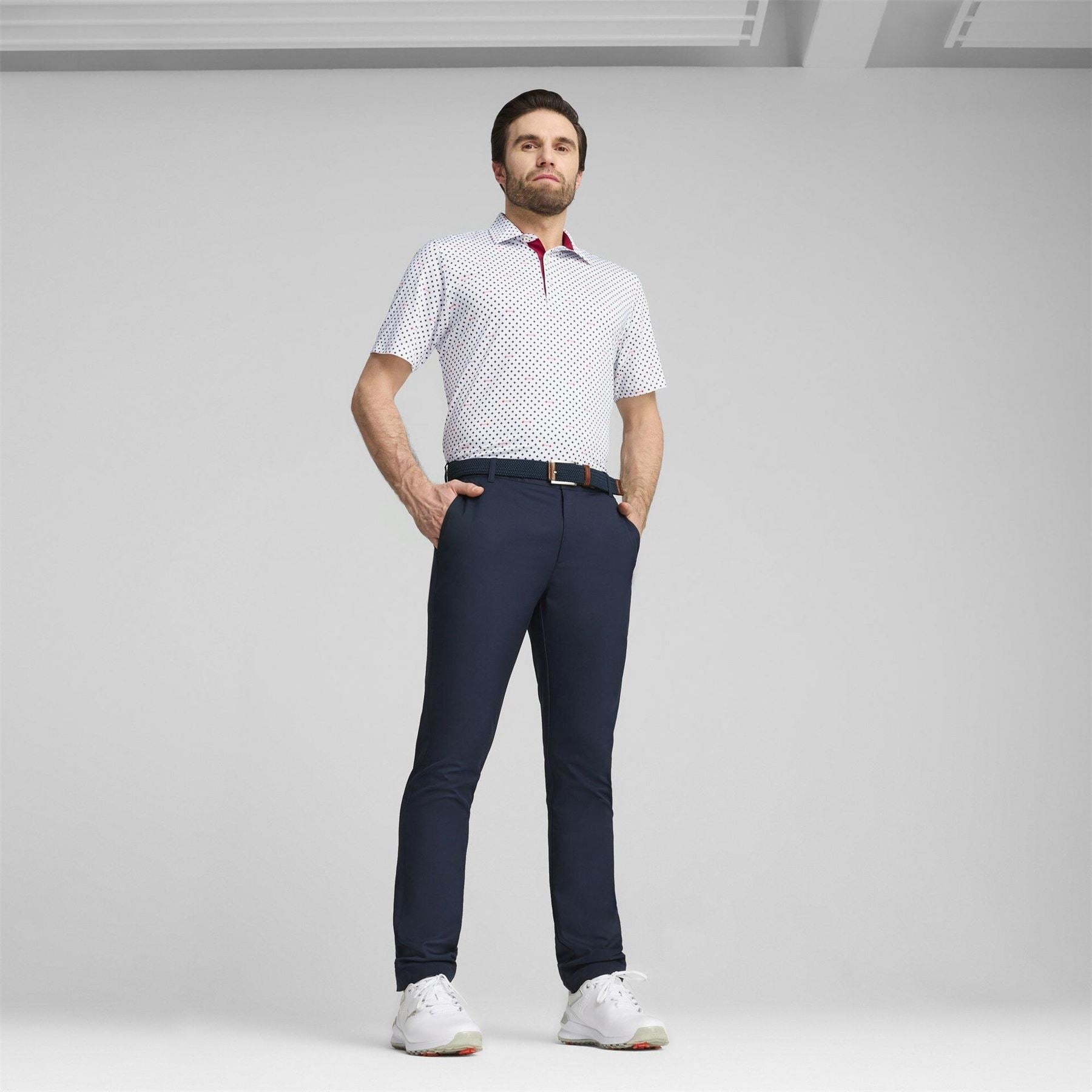 Puma Burgh Polo Short Sleeve Performance Polo Shirt