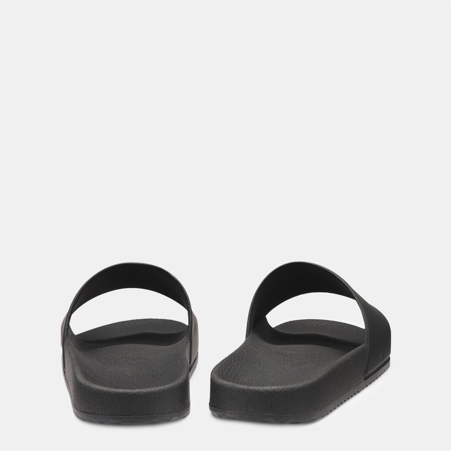 Hugo Logo Print Open Toe Slides
