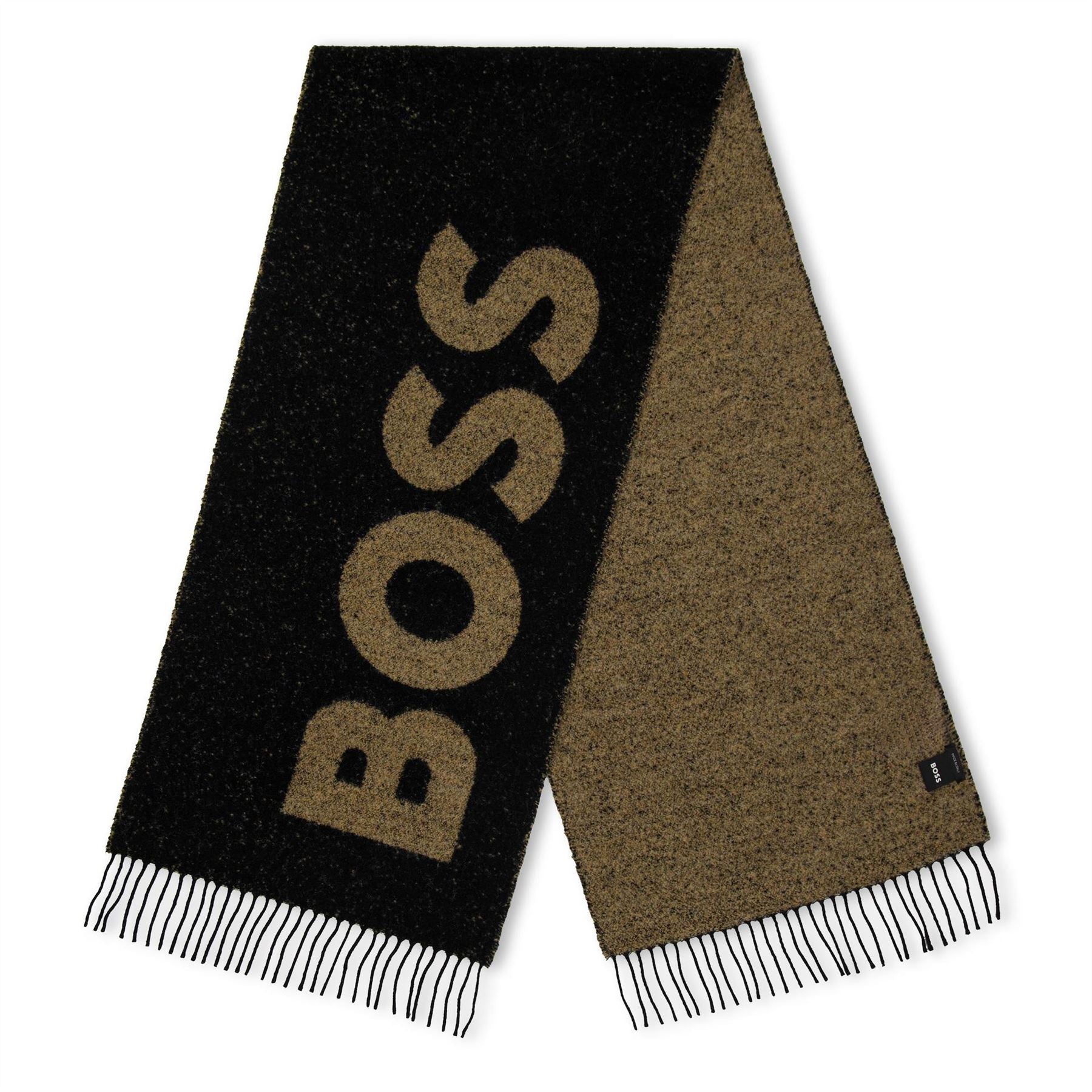 Boss Armin Oblong Scarf with Logo