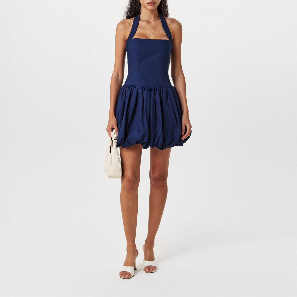 AmyLynn Halter Neck Mini A-Line Dress