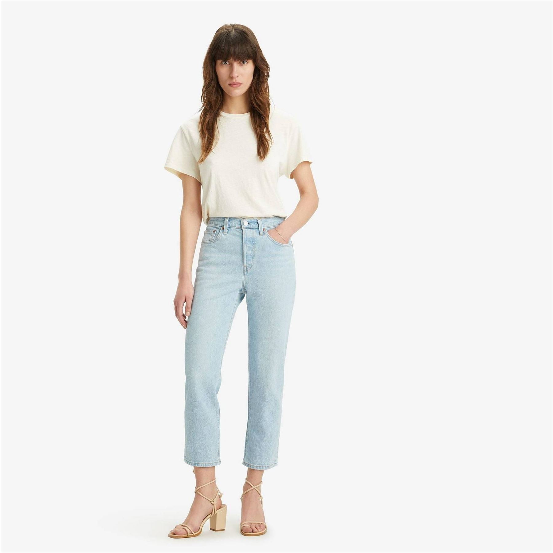 Levis 501 Womens Cropped Jeans