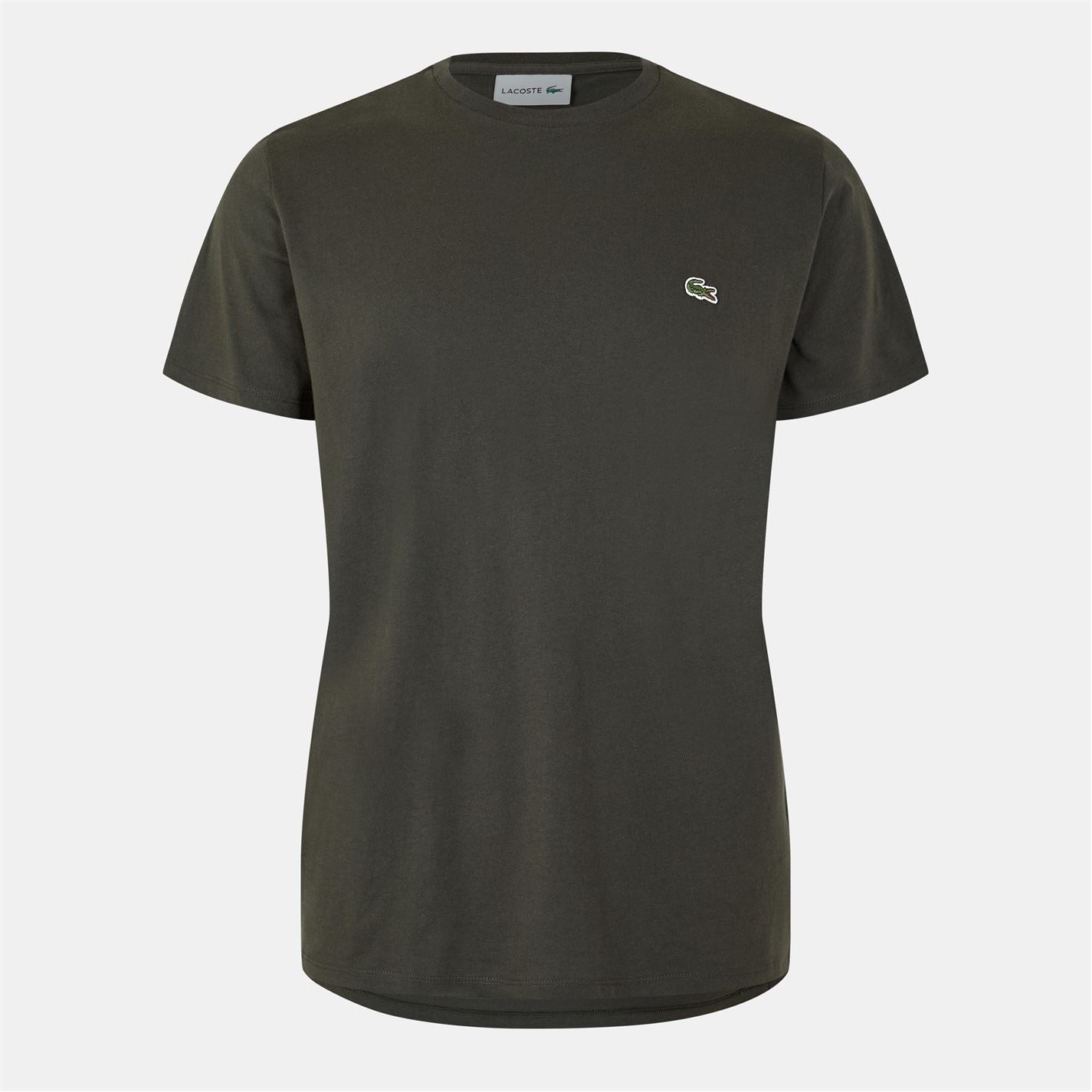 Lacoste Crocodile Logo Crew Neck Short Sleeve Jersey T-Shirt