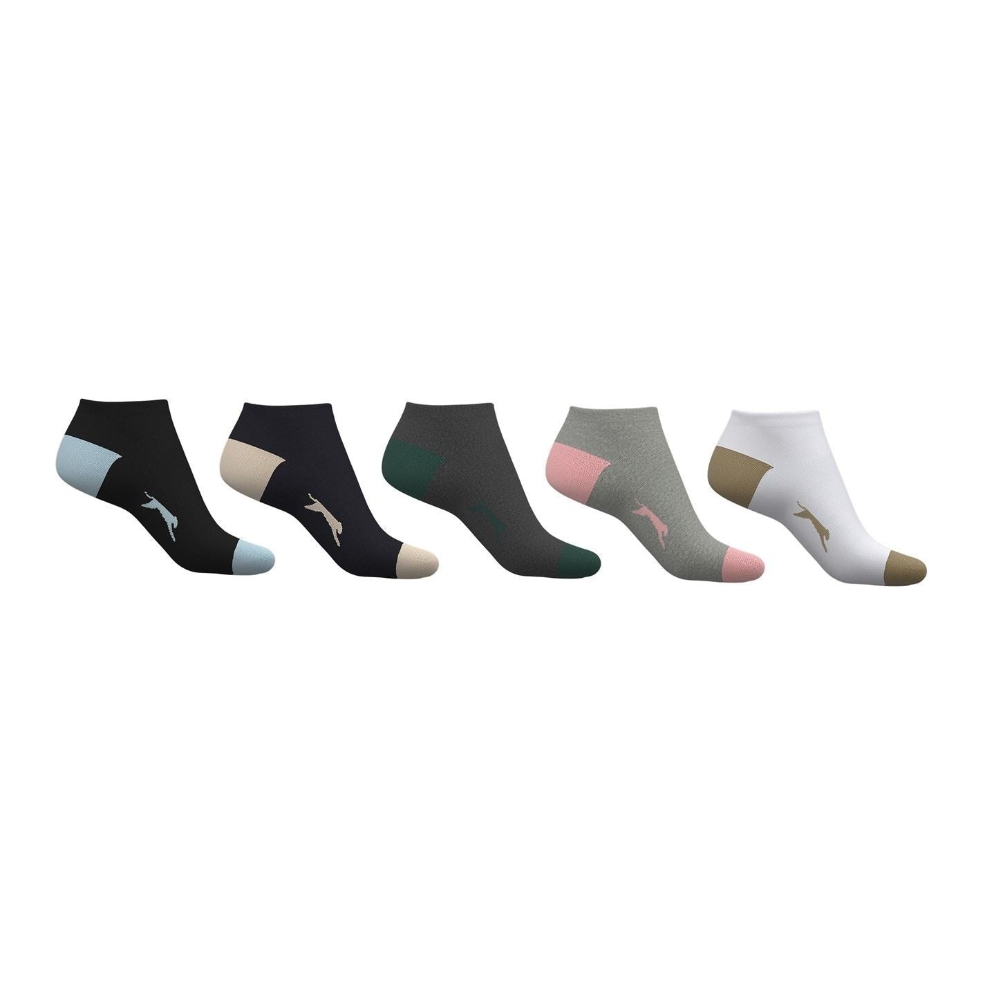 Slazenger Trainer Socks 5 Pack Ladies