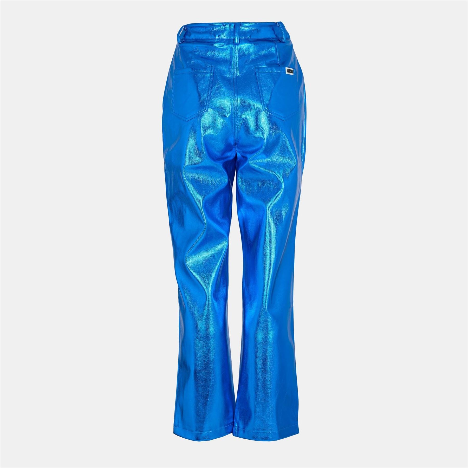 AmyLynn Metallic Patterned Straight Trousers