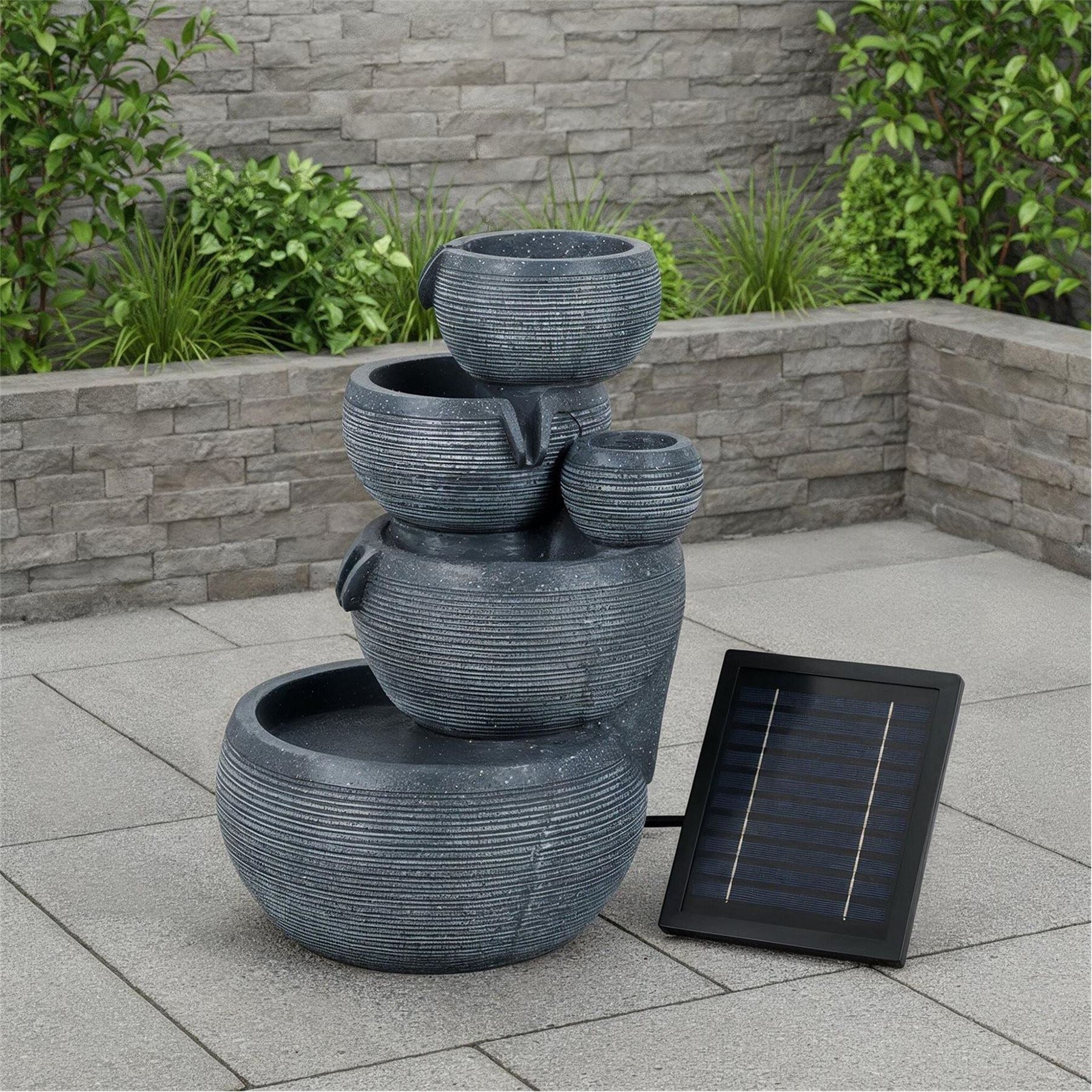 Streetwize Water Feature With Battery Backup   Natural Cascade