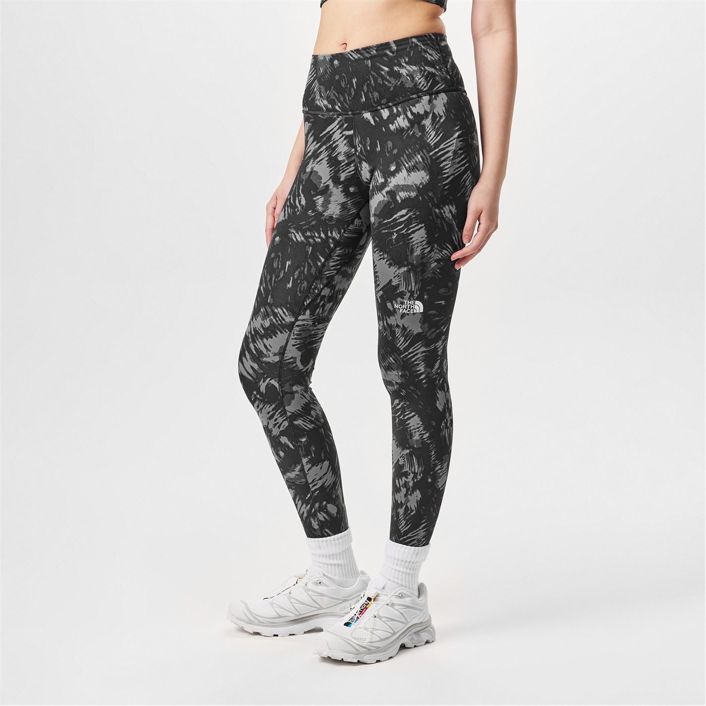 The North Face North Face W Flex 25in Tight Aop Tnf Black Wat