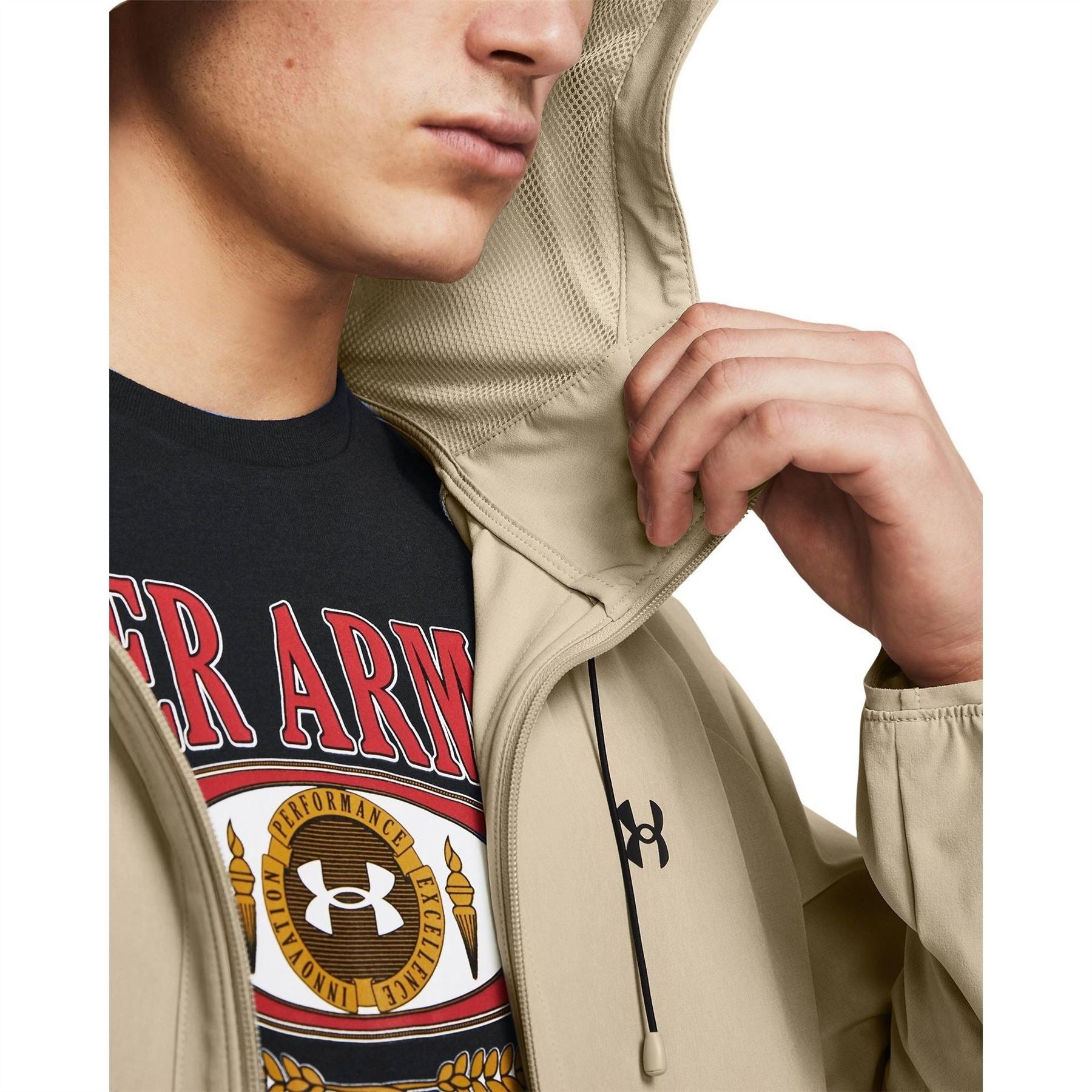 Under Armour Mens Armour Ua Stretch Woven Windbreaker