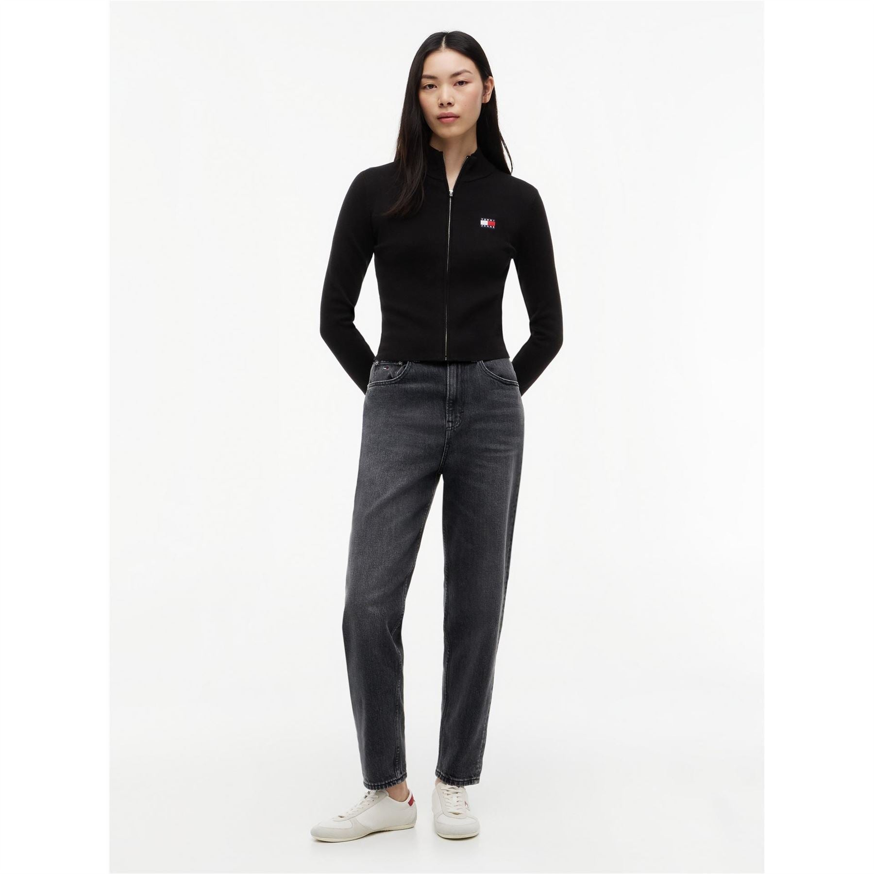 Tommy Jeans Full Zip Knitted Top
