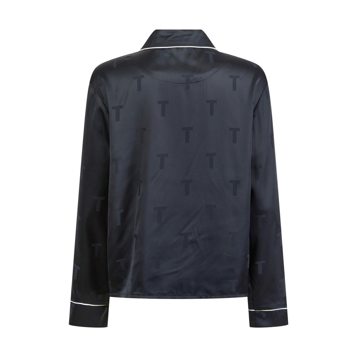 Ted Baker Shirt And Trousers Satin Long Sleeve Pyjama Set