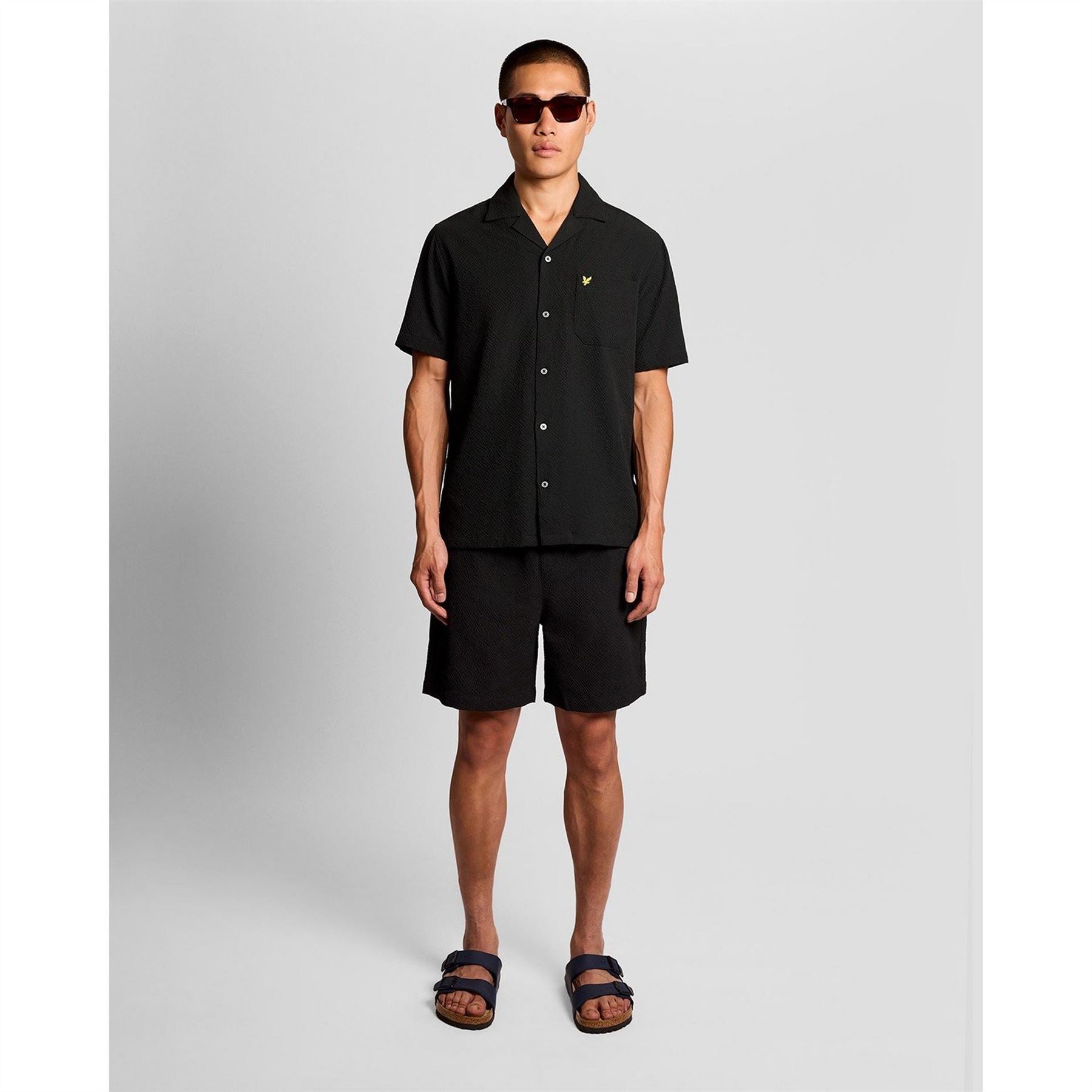 Lyle and Scott Patterned Short Sleeve Shirt