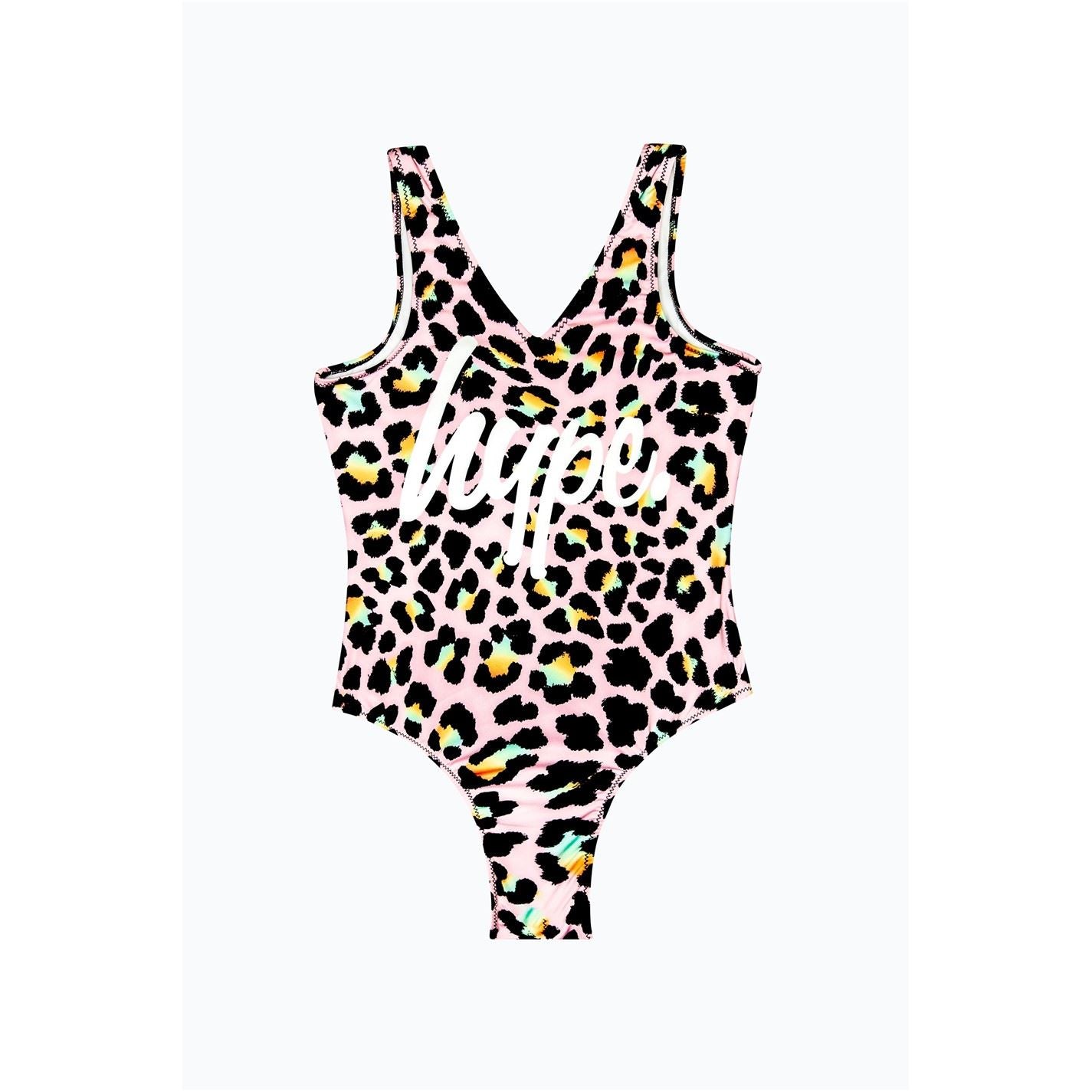 Hype Disco Leopard Patterned Swimsuit