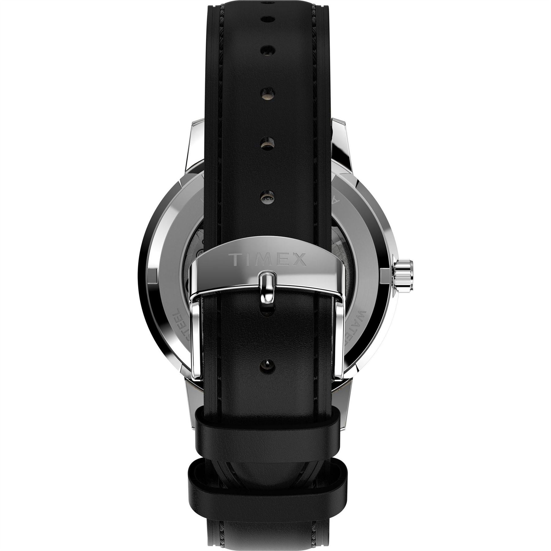 Timex Monoply Skeleton Leather Single Wrap Analogue Watch