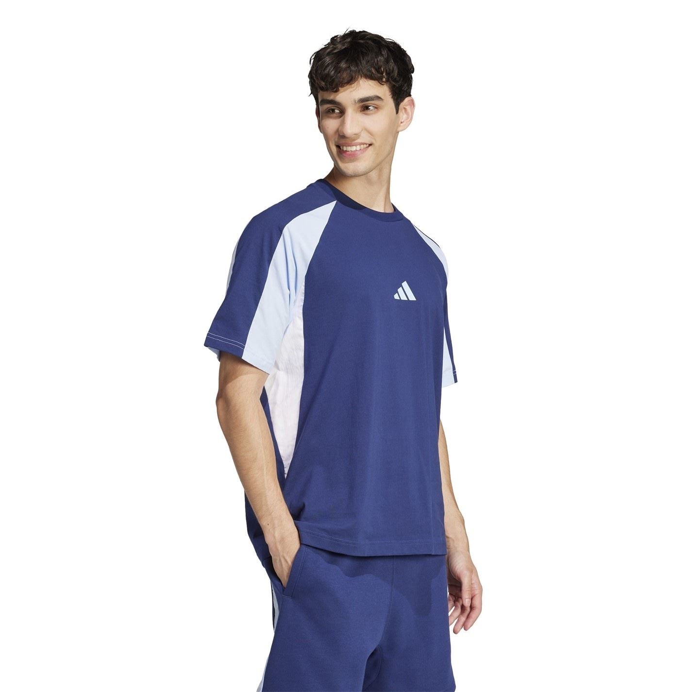adidas Mens Seasonal Essentials Colorblock T-Shirt