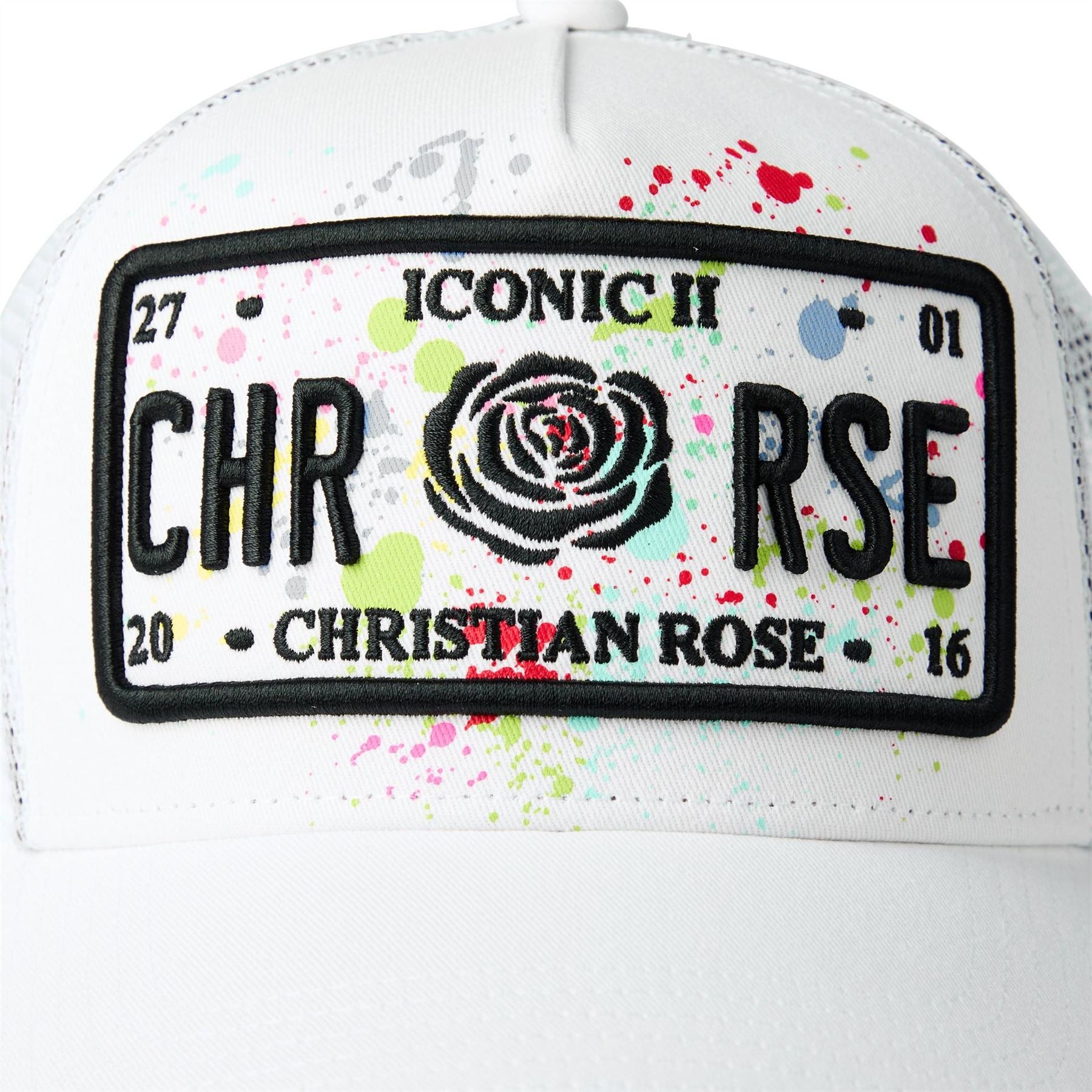Christian Rose Ii Plate Trucker Cap