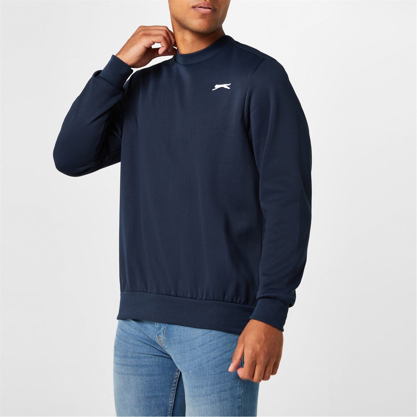 Slazenger Mens Fleece Crew Sweater