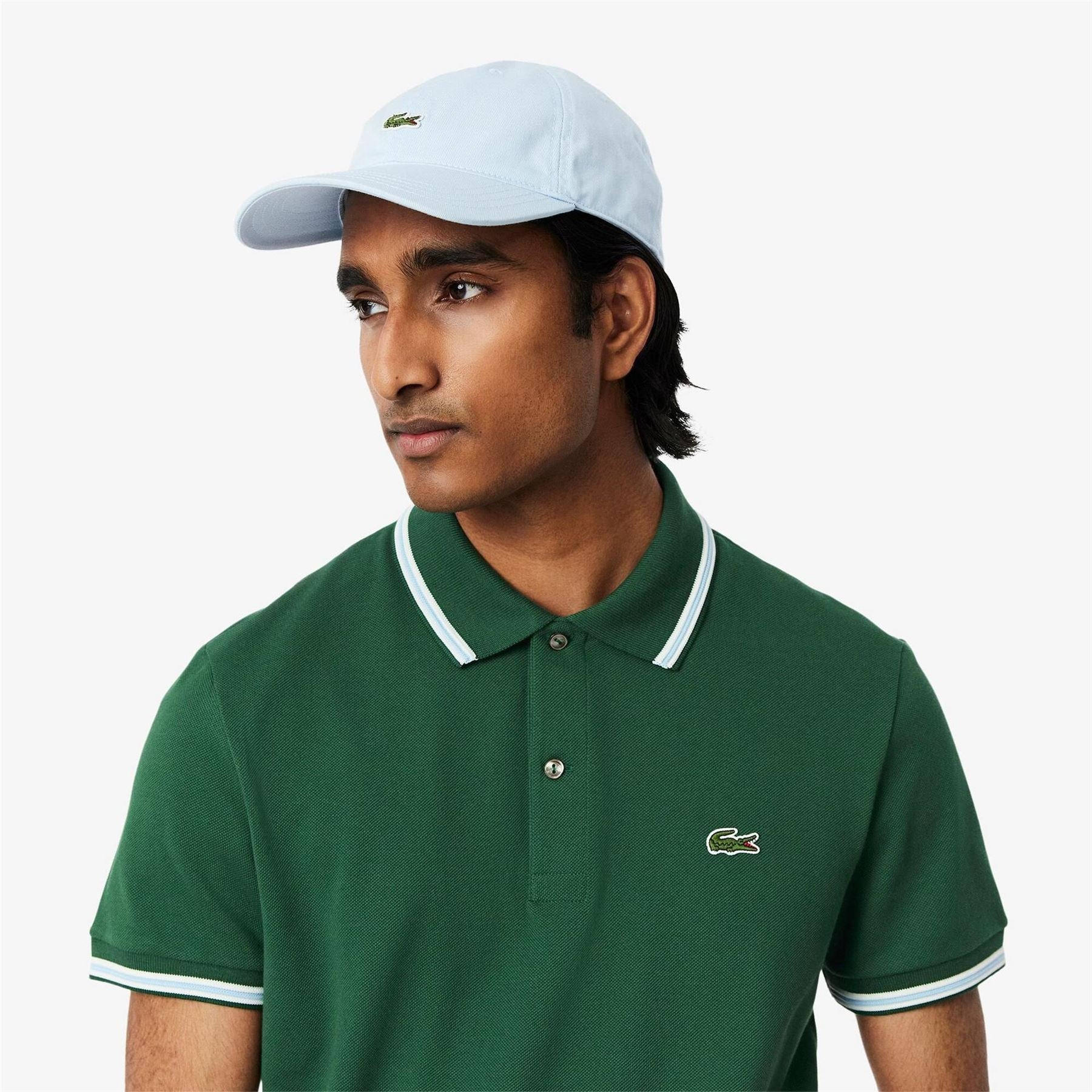 Lacoste Regular Fit Crocodile Print Polo