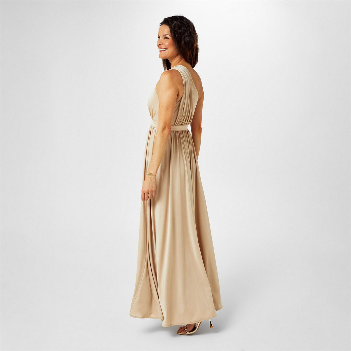 Biba One Shoulder Maxi Dress
