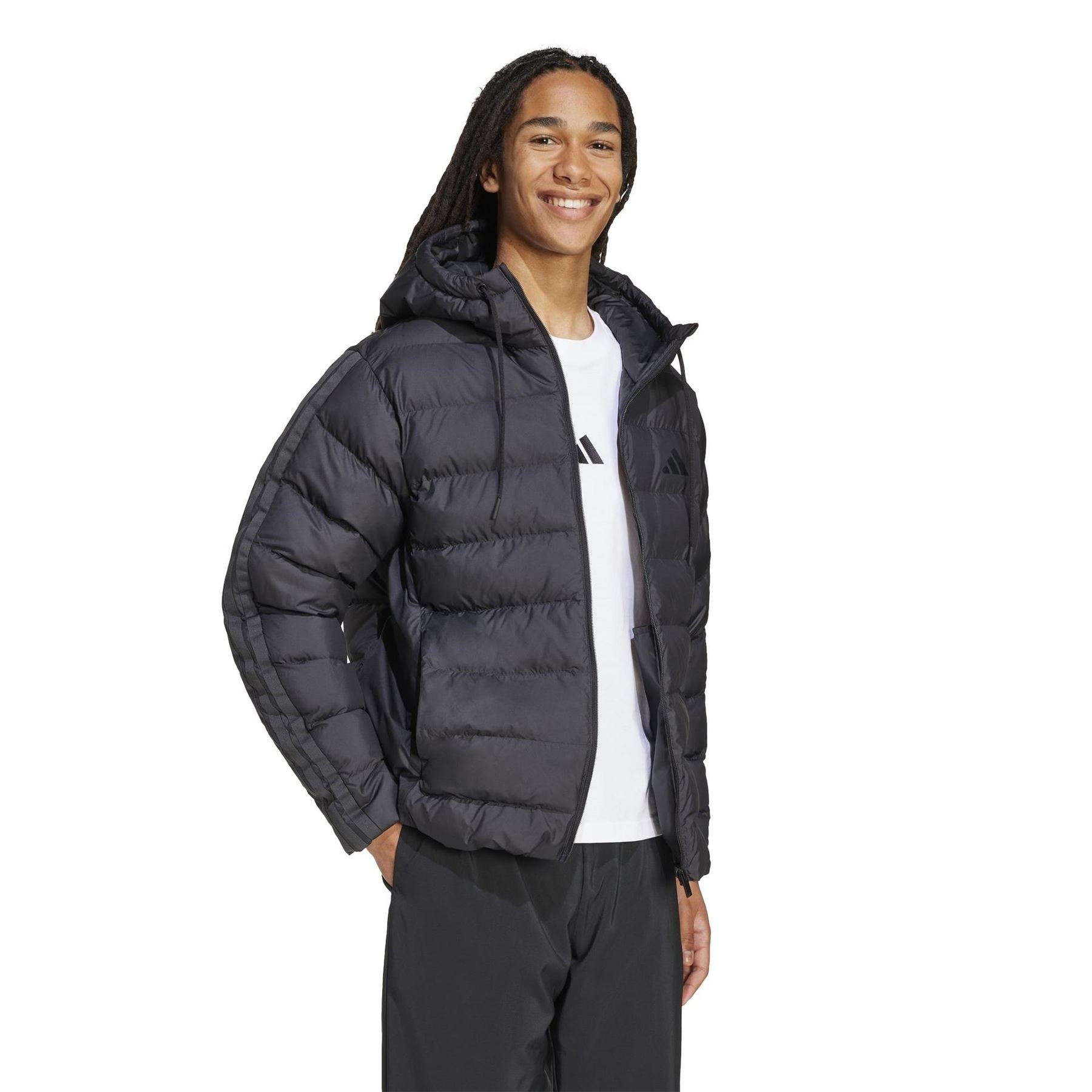 adidas Essentials Climawarm 3 Stripes Synthetic Down Jackets
