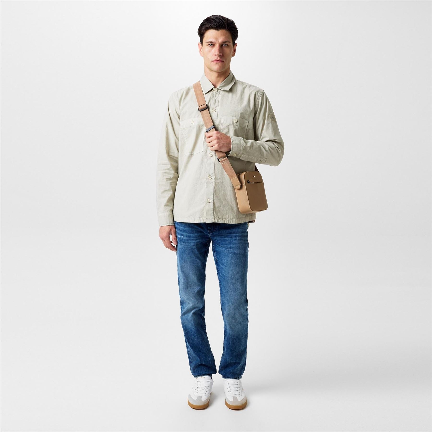 Boss Academy Shirt Collared Neck Regular Fit Jacket